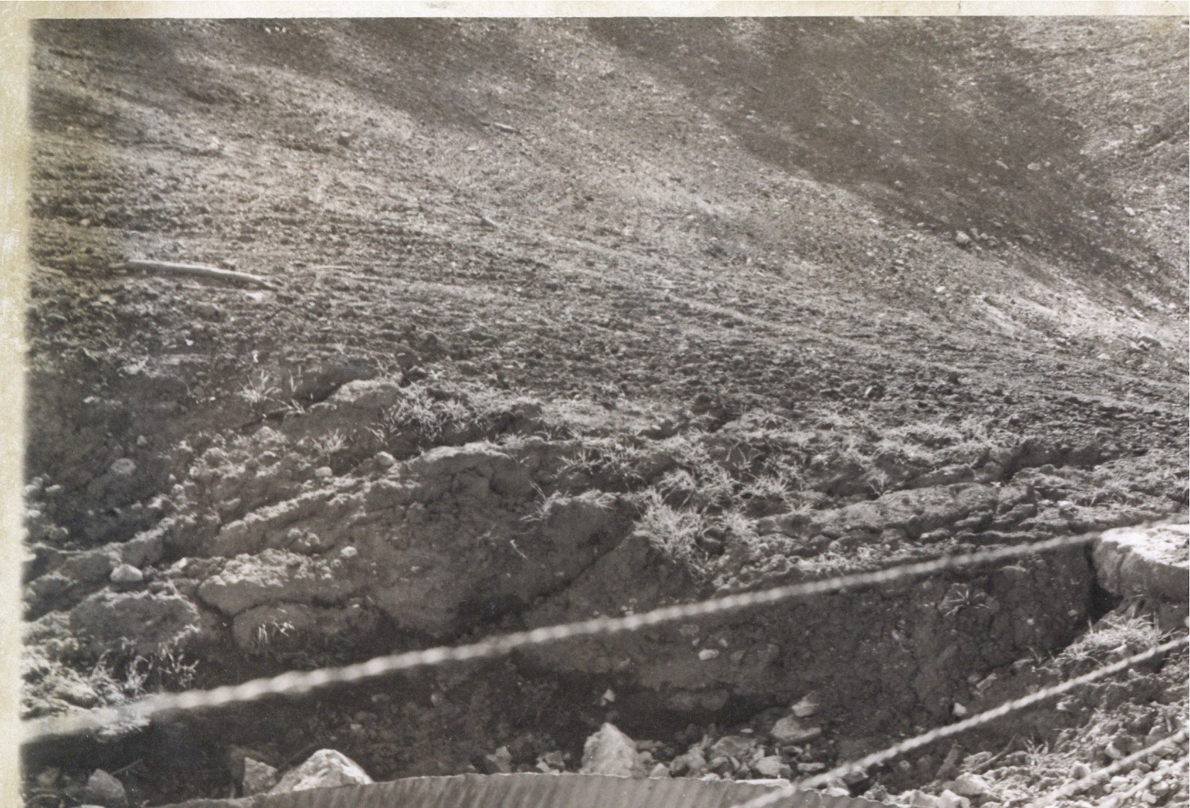 Road stabilization on Williard Noonan's land