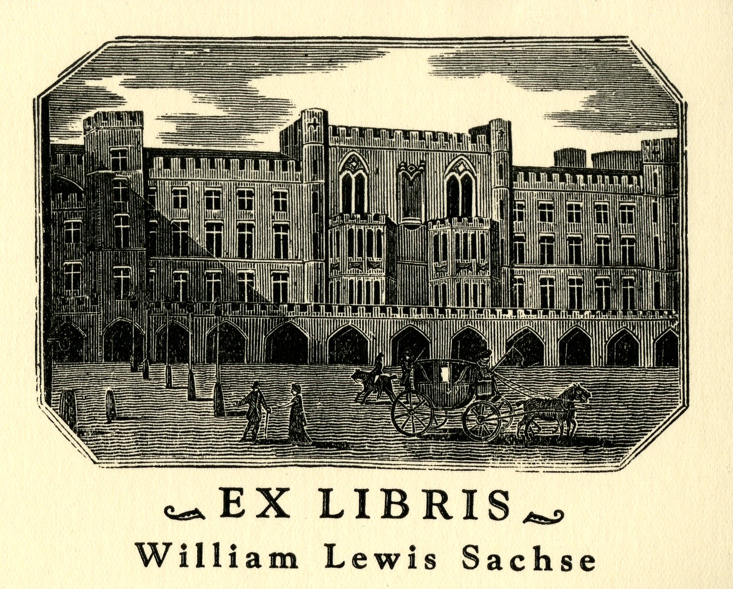 William Lewis Sachse Bookplate 