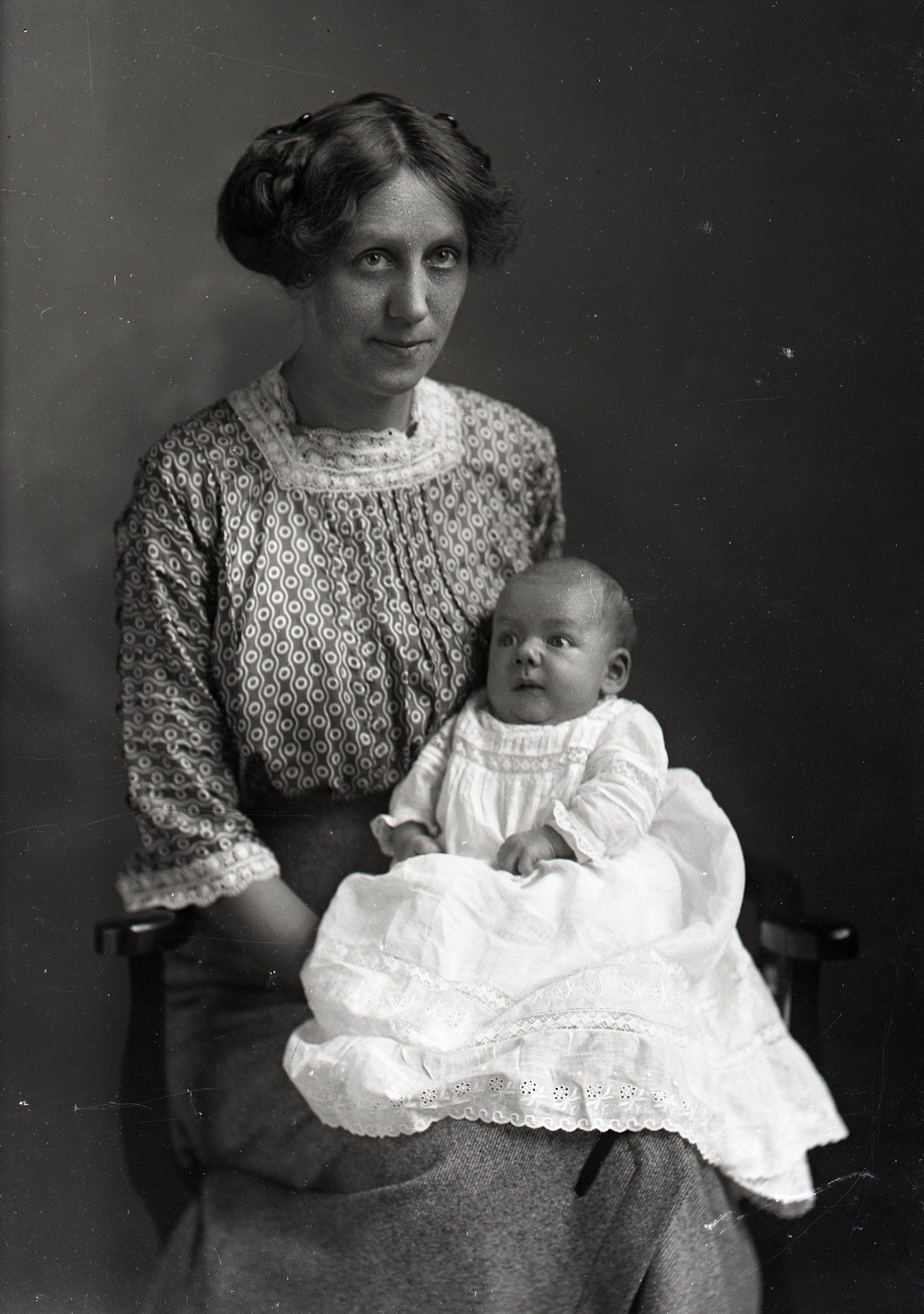 Woman with infant