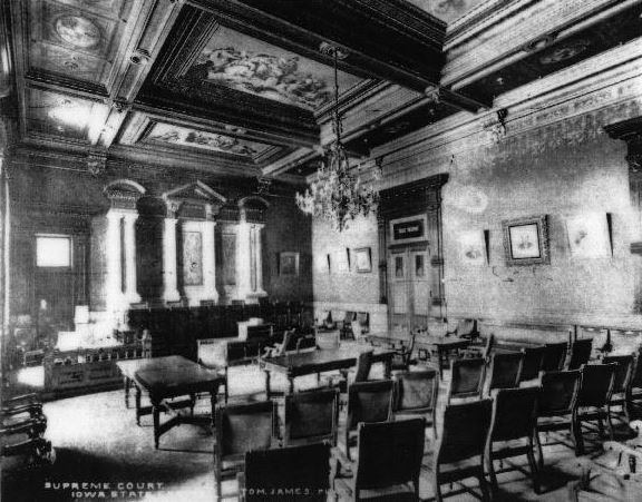 Supreme Court Chamber before 1900