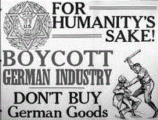 WWI Anti German Sentiment 