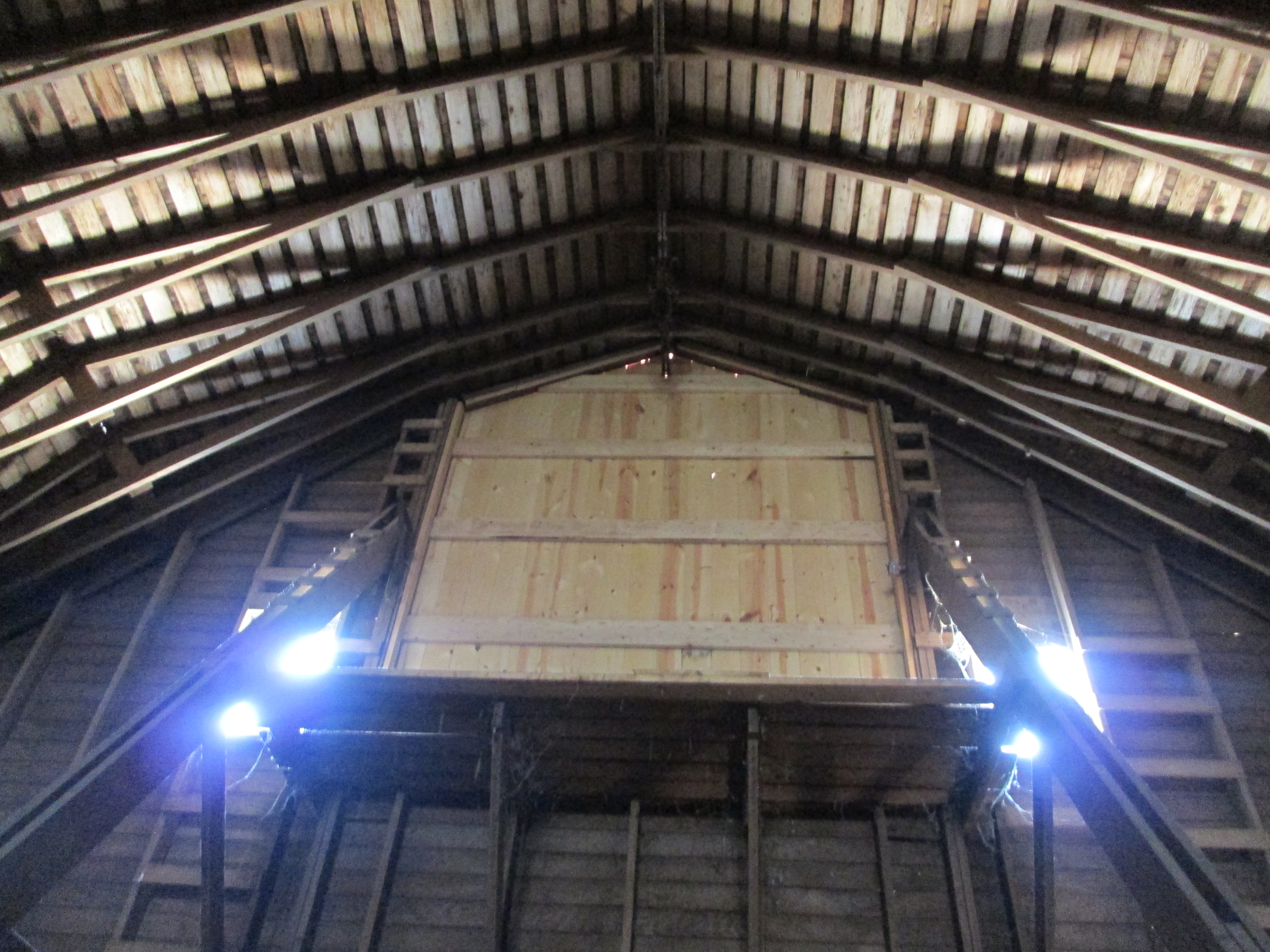 006. Barn loft Door for Hay Bales on Tyden Farm Number 6
