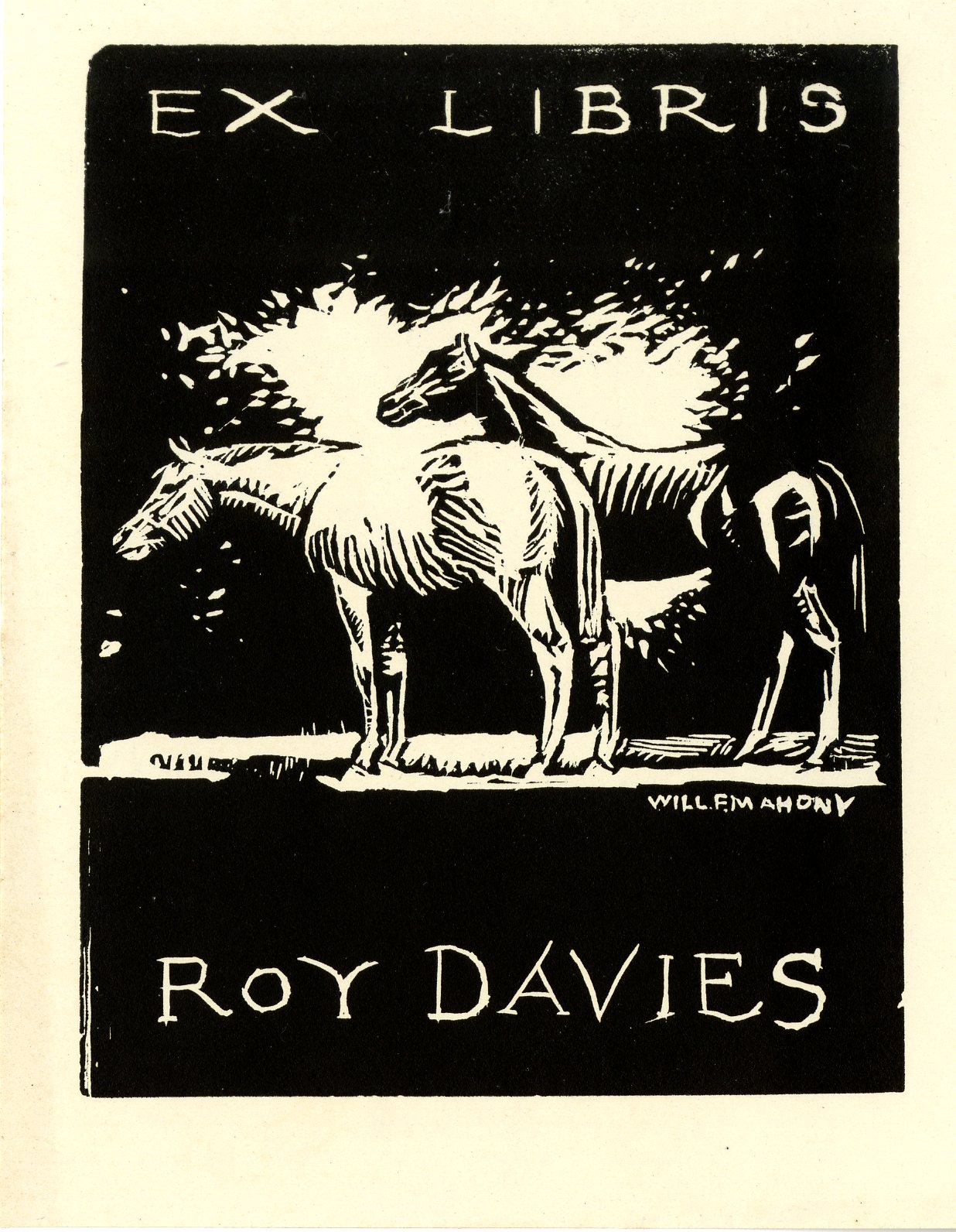Roy Davies Bookplate 