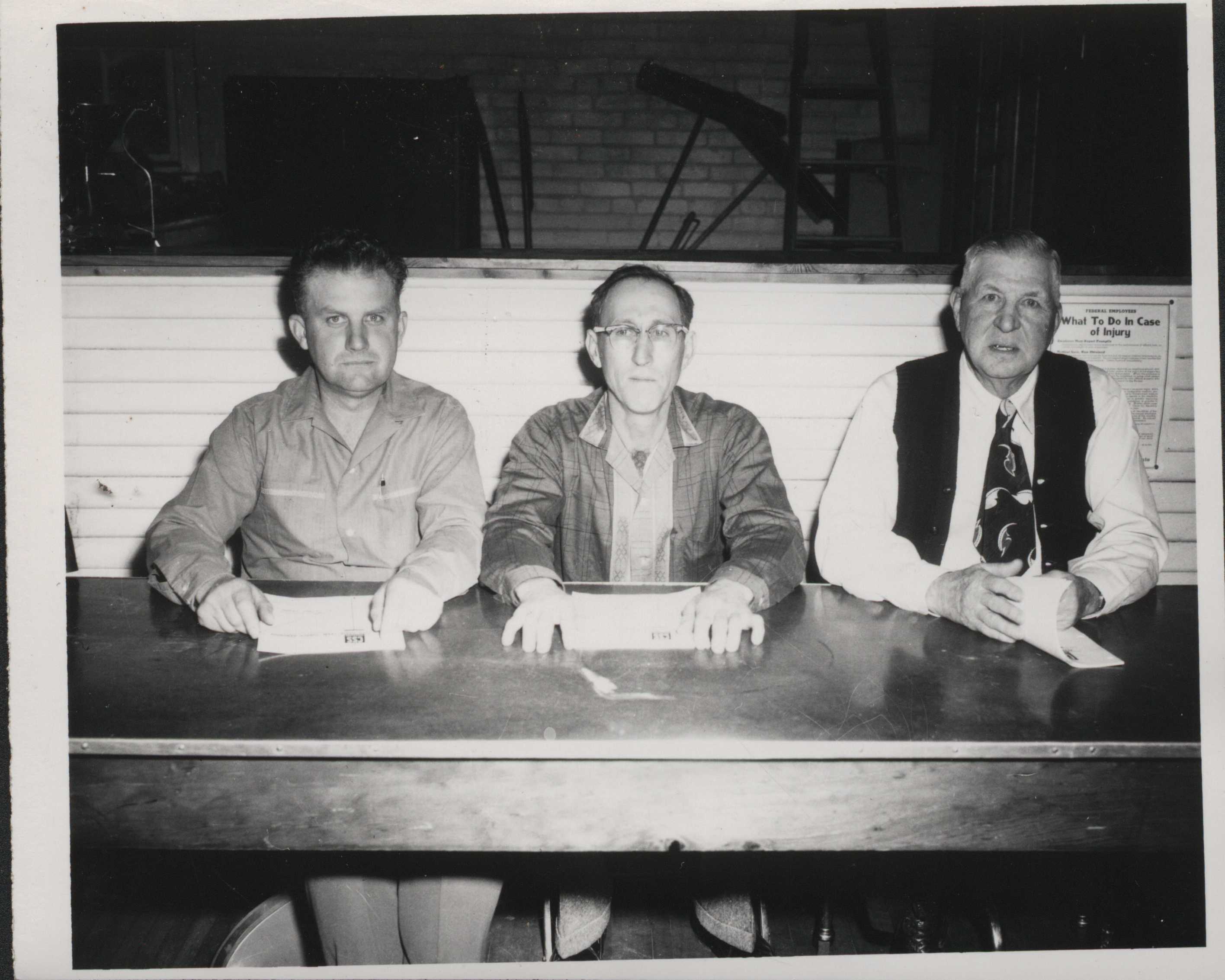 Speech contest judges.