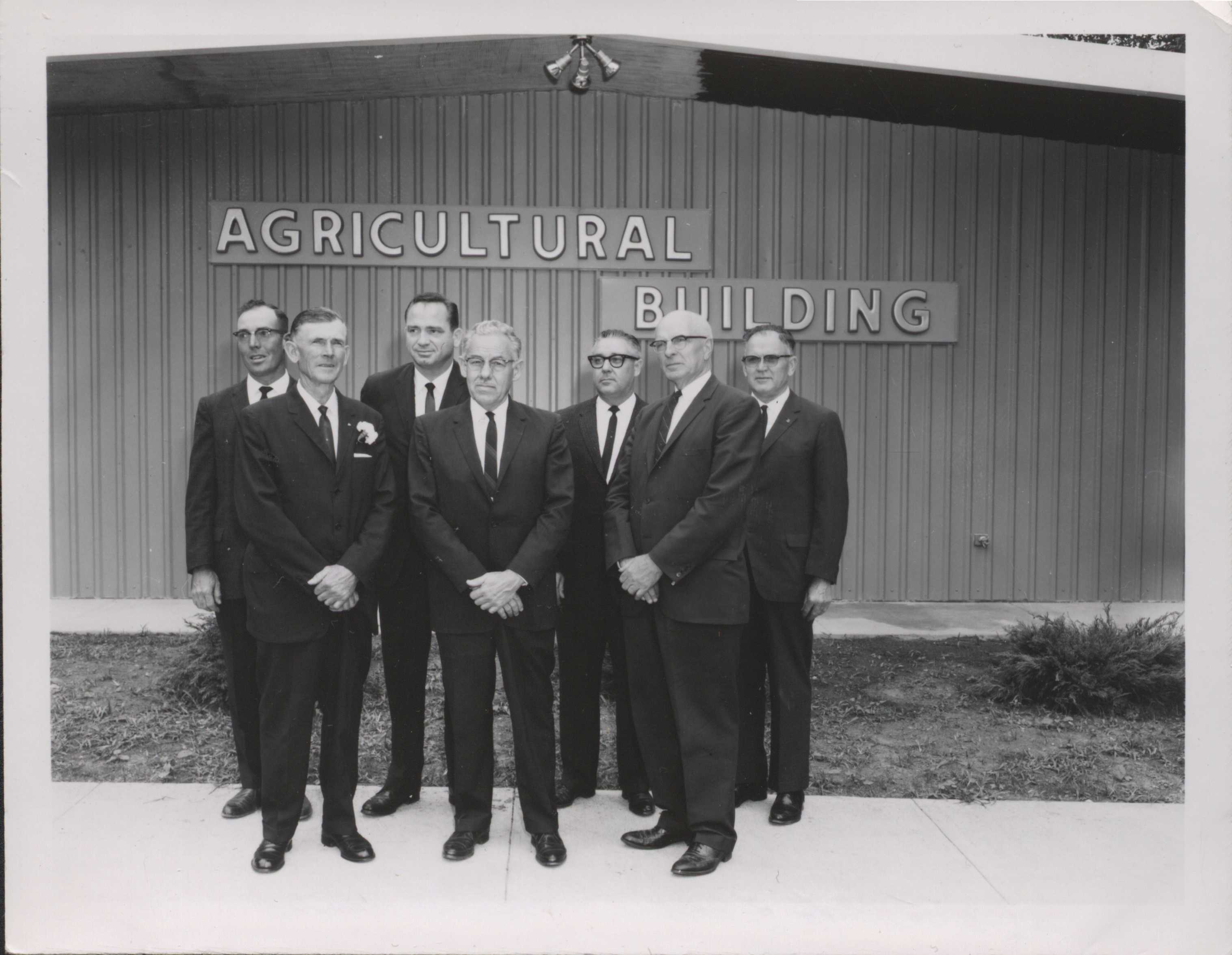 Dedication of the new Agriculture Building.