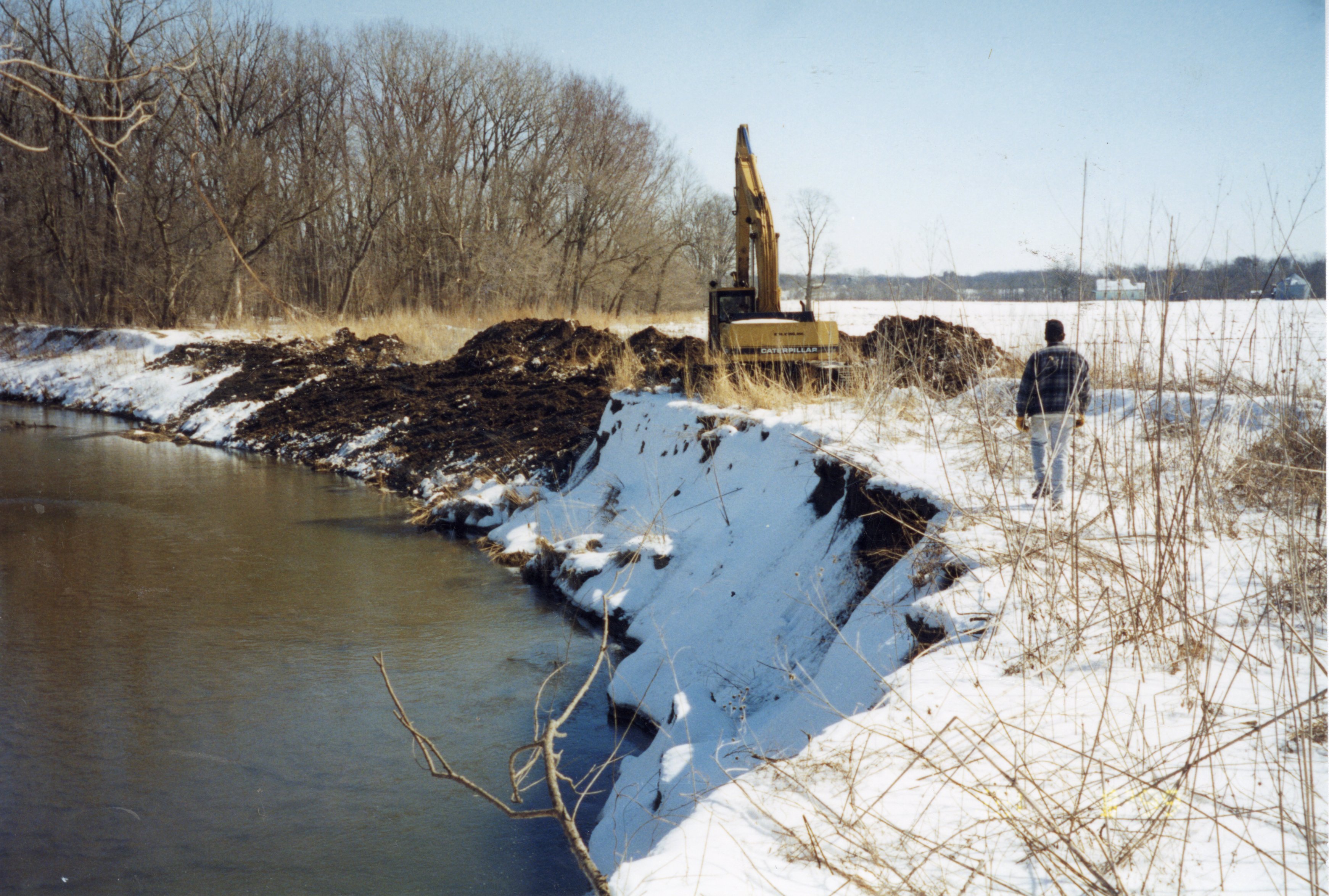 1999 Flint Creek streambank in the winter