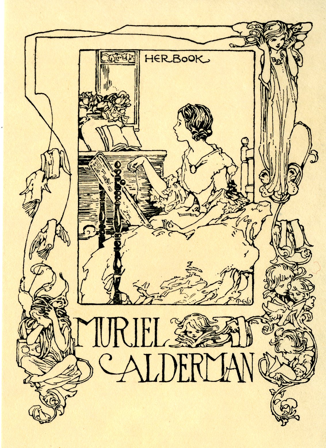 Muriel Alderman Bookplate 