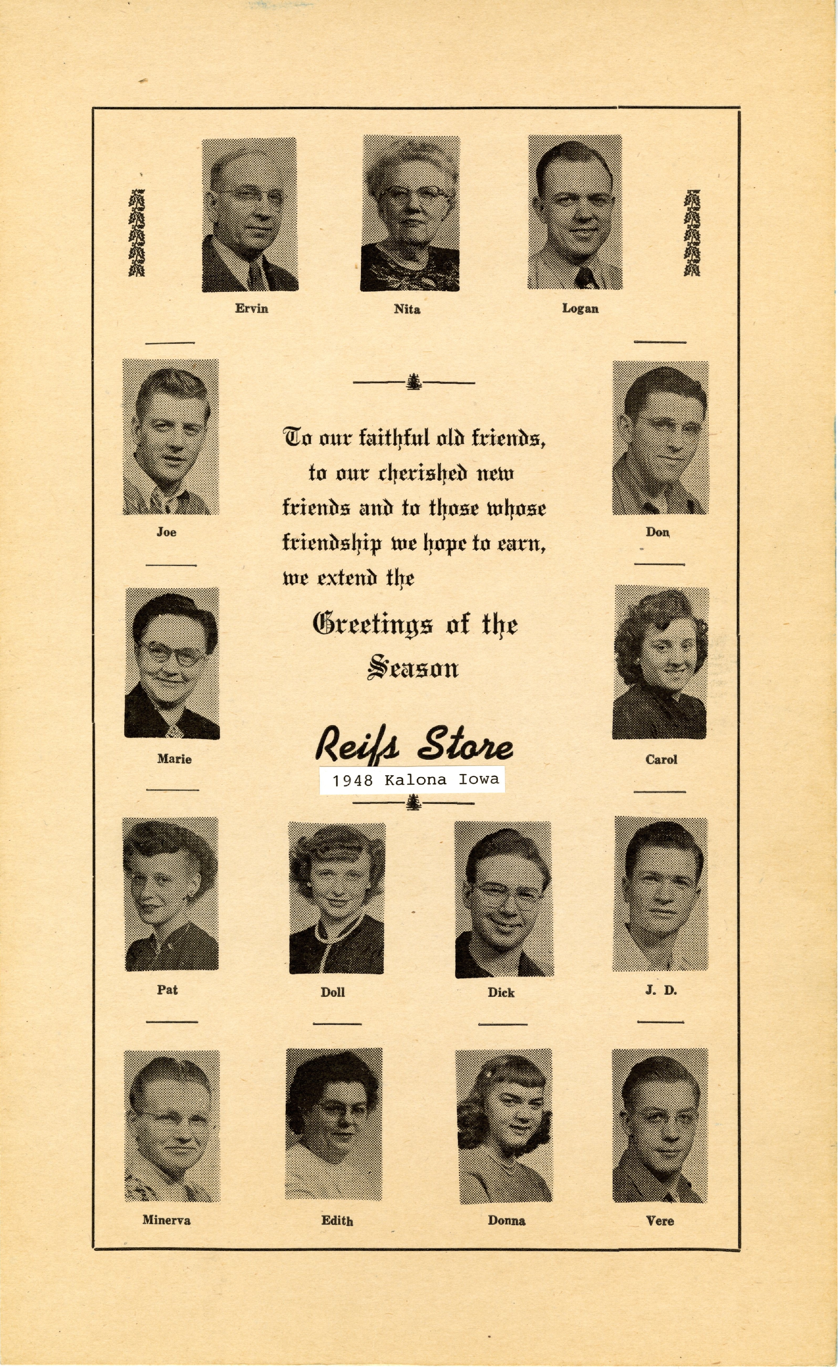Reif's Store Employees 1948