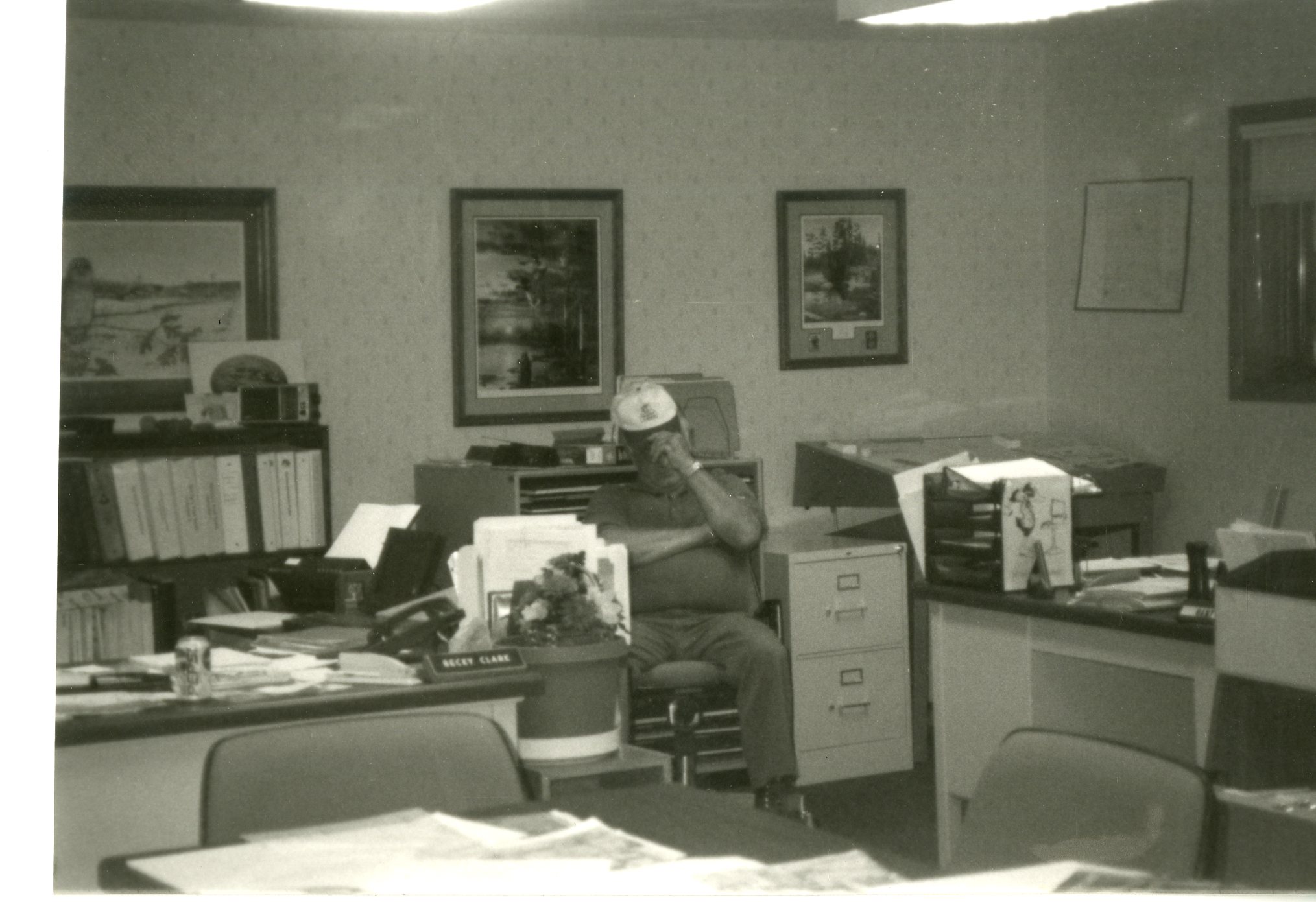 Gentleman in Office Chair