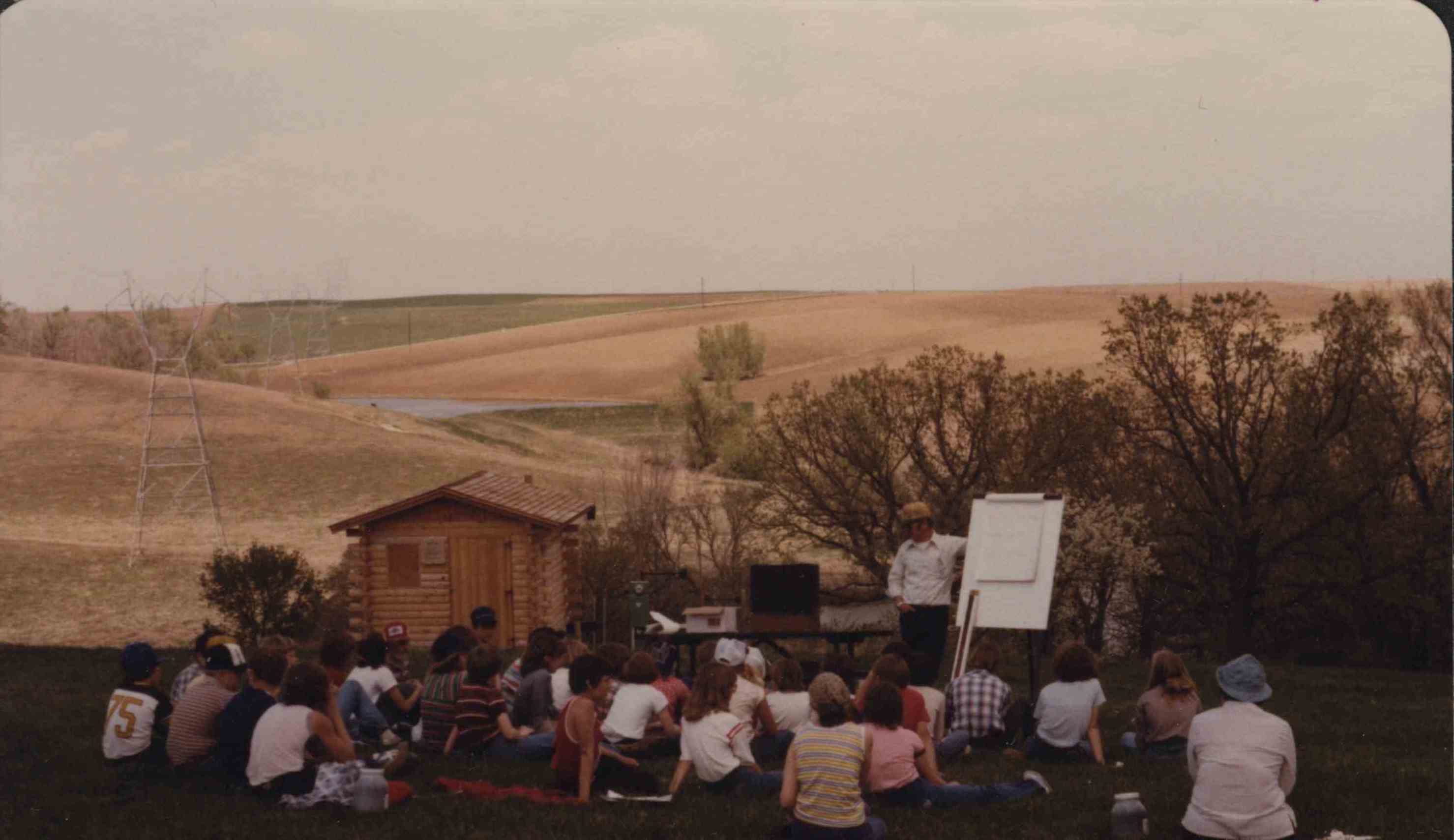 Outdoor Classroom in 1980.