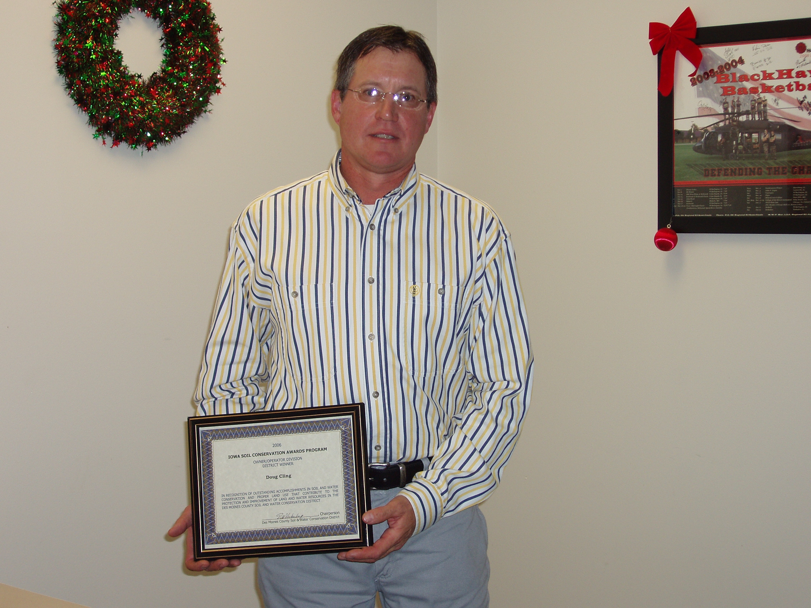 2006 Doug Cling wins conservation award