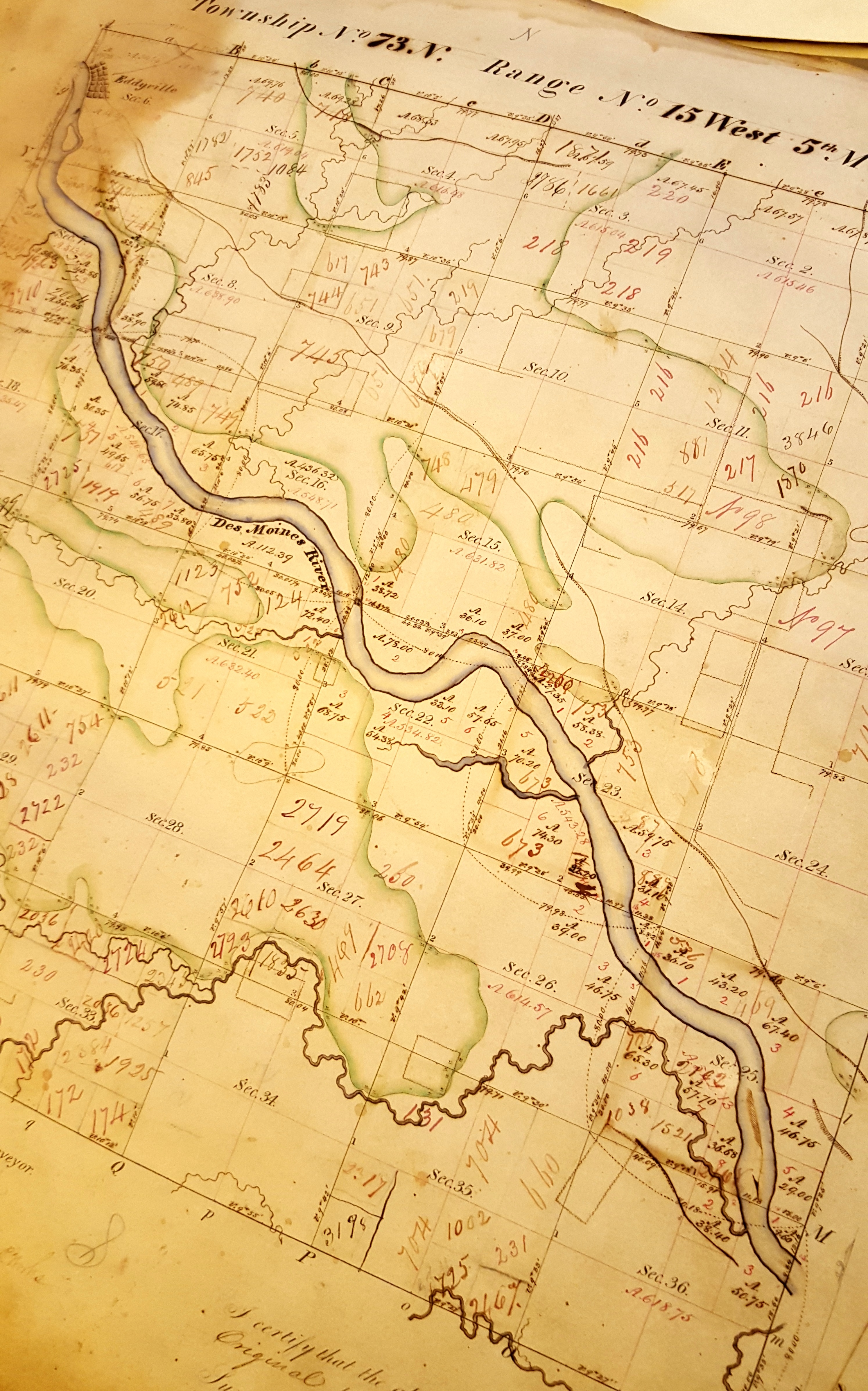 DM River Plat Map document 
