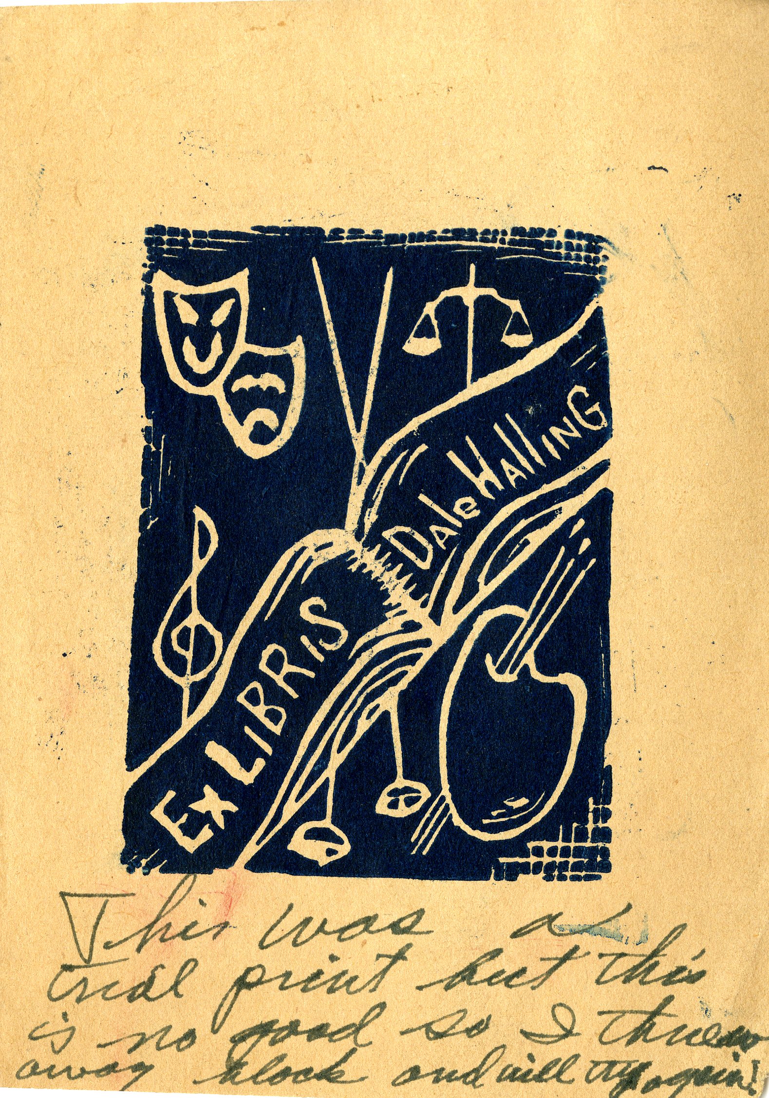 Dale Walling Bookplate 