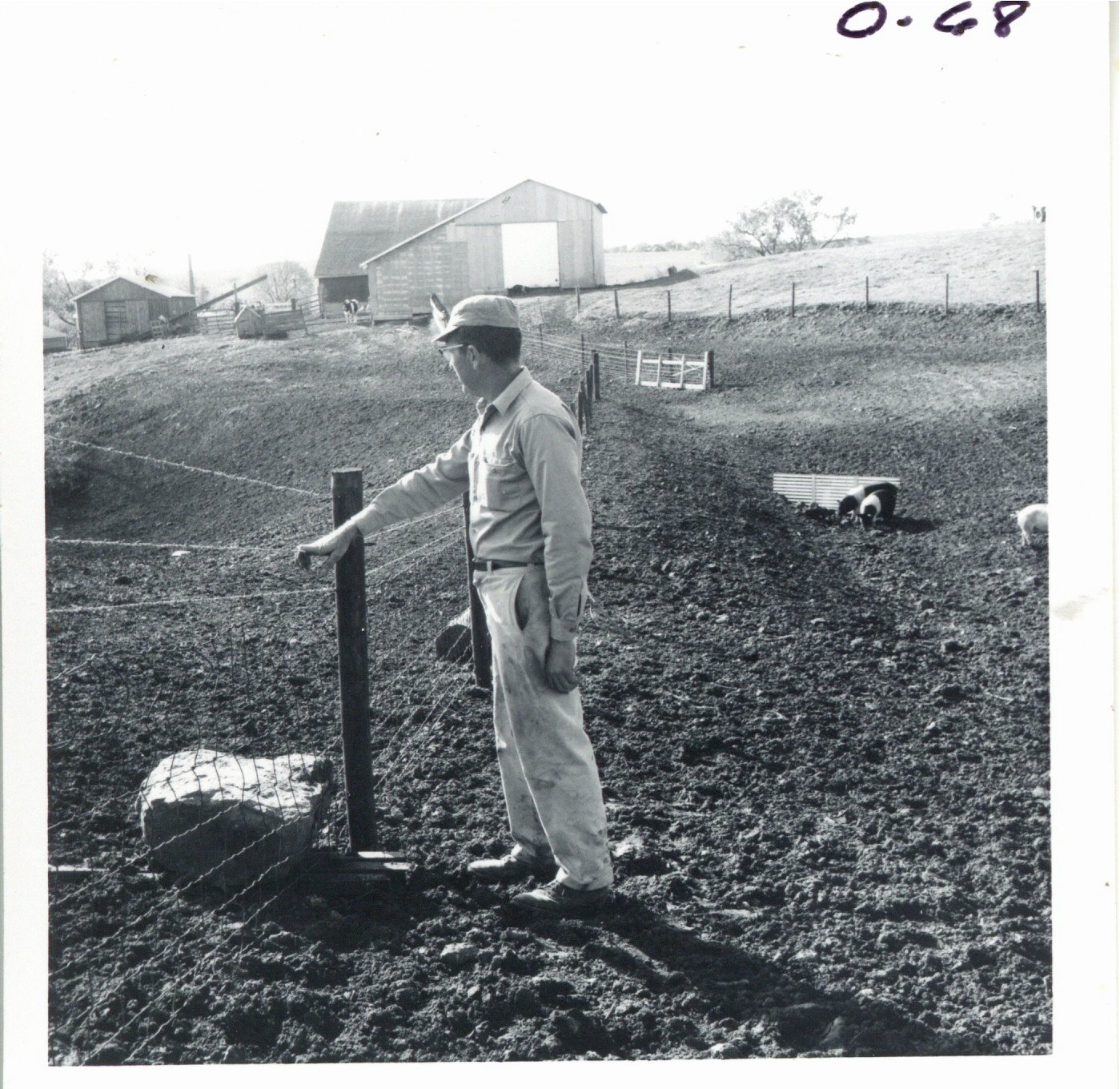Drop spillway earth dam, 1968