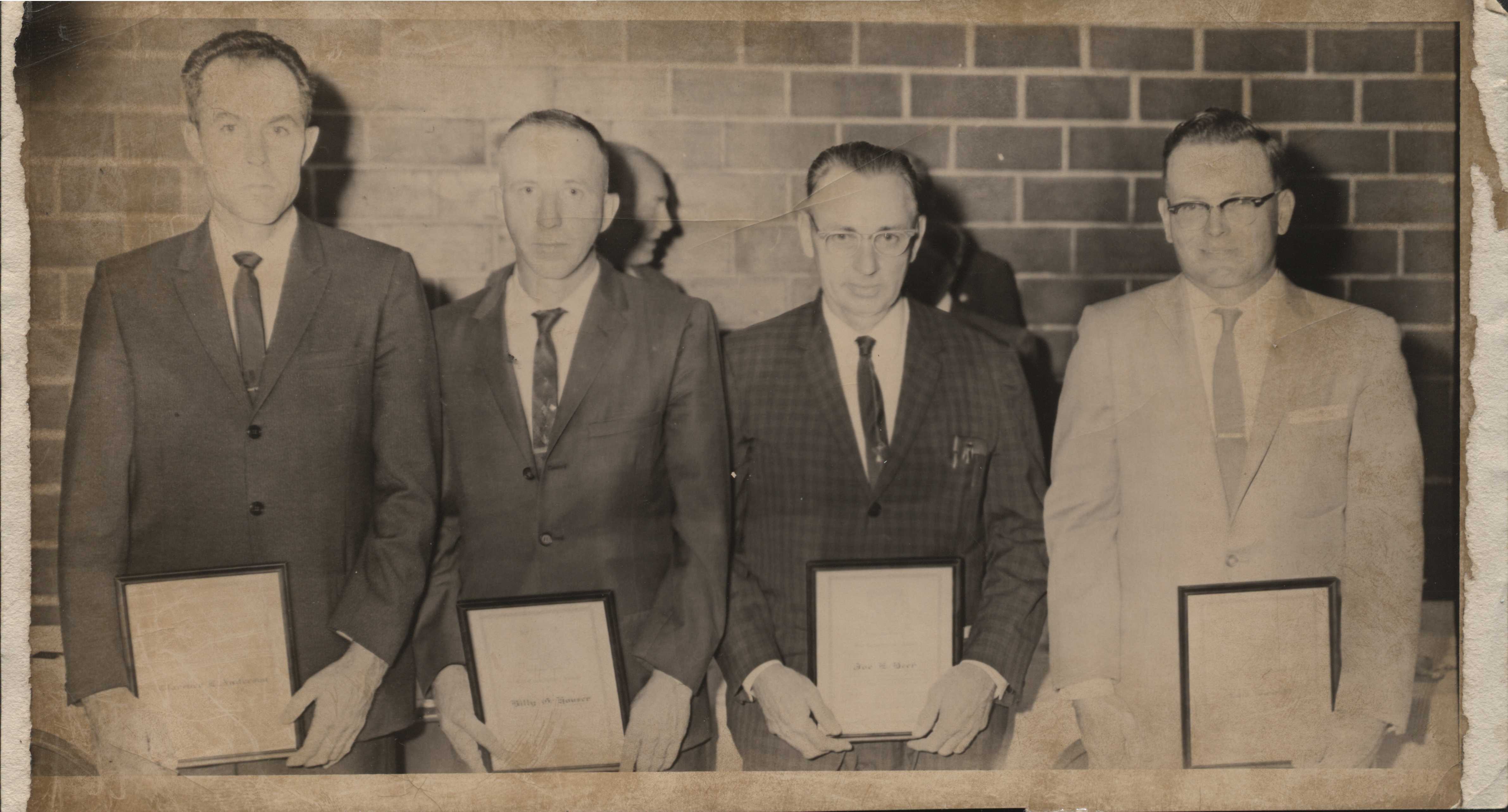 Conservation award winners.