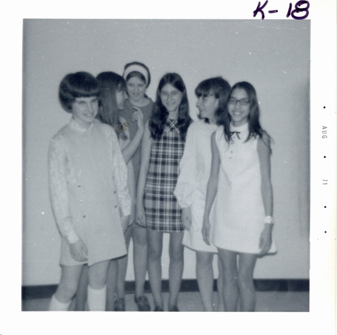 Speech contestants, 1971