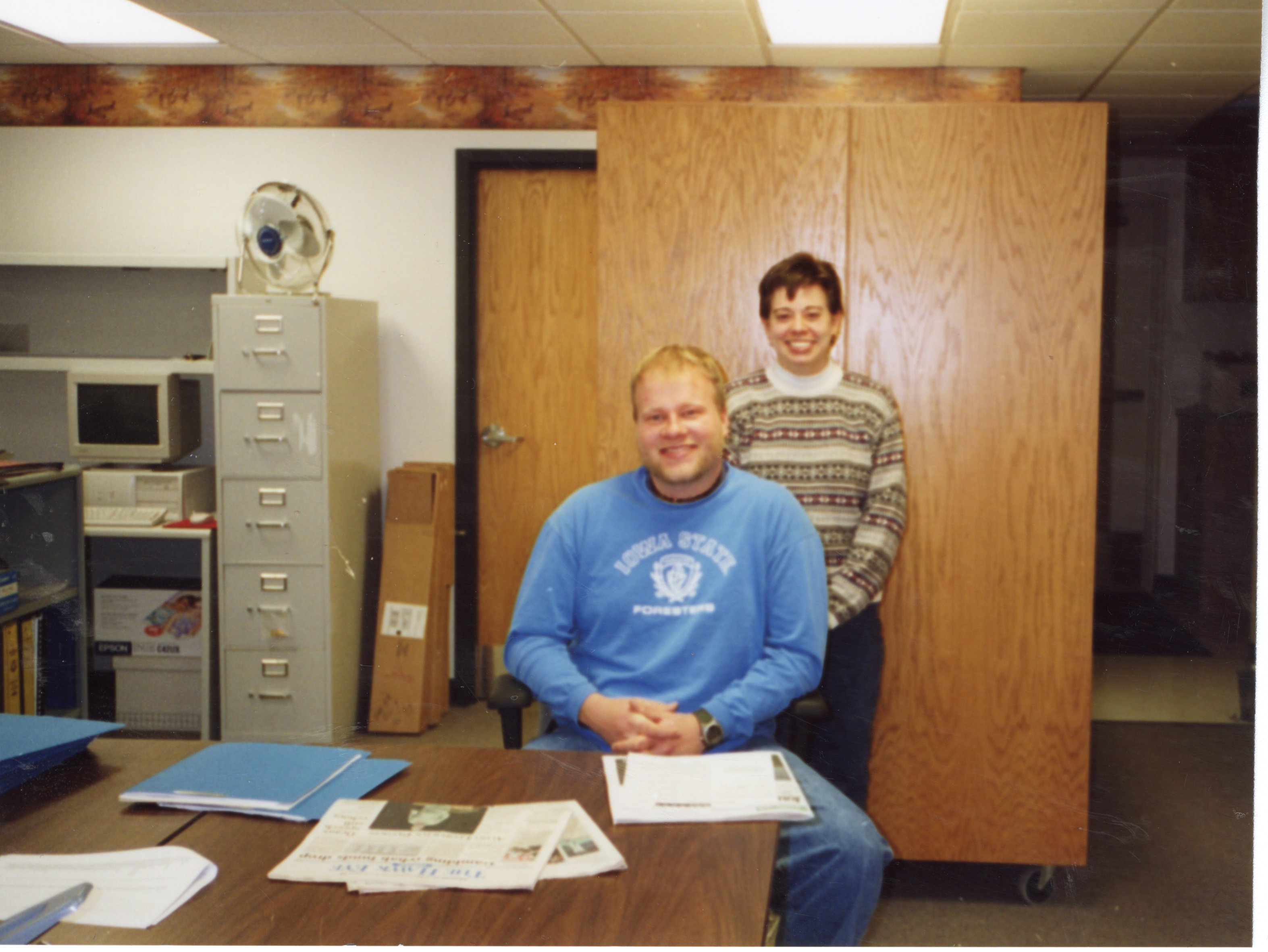 2004  NRCS Soil Conservationist TJ Mathis and District Conservationist Shiloh Bradley 