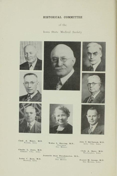 Exhibit Photo: Iowa Medical Society Collection 