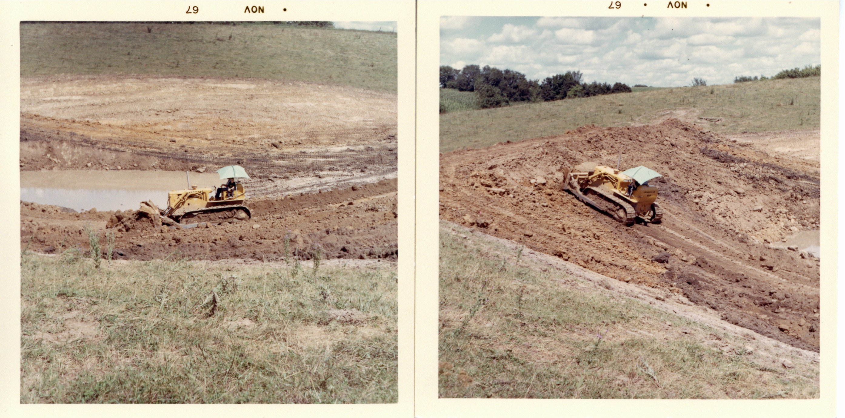 Construction on agricultural land, 1967