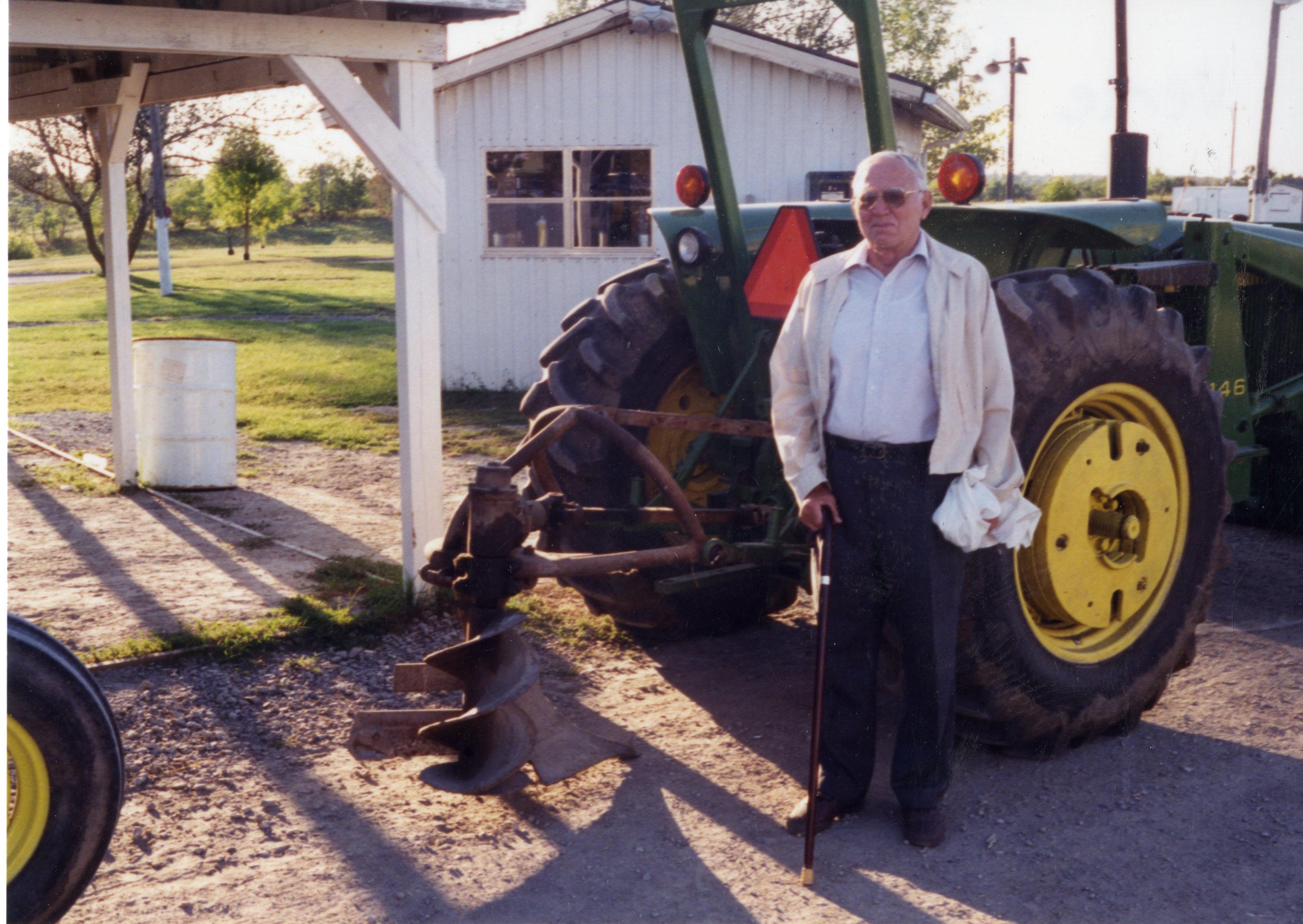 1994 - Tractor and Whirlwind Terracer on Display