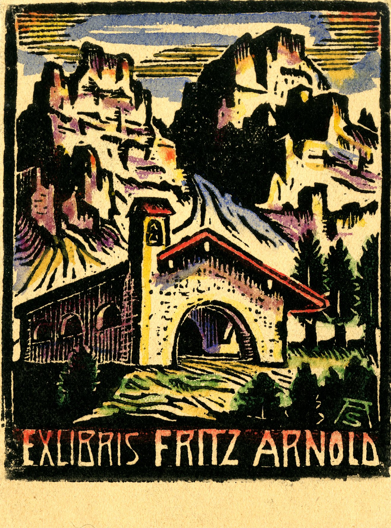 Fritz Arnold Bookplate 