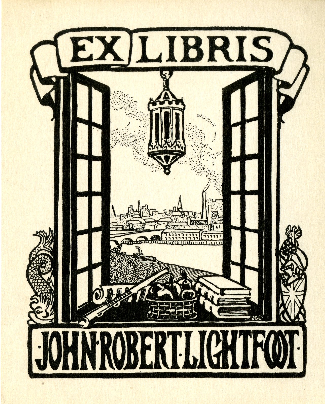 John Robert Lightfoot Bookplate 