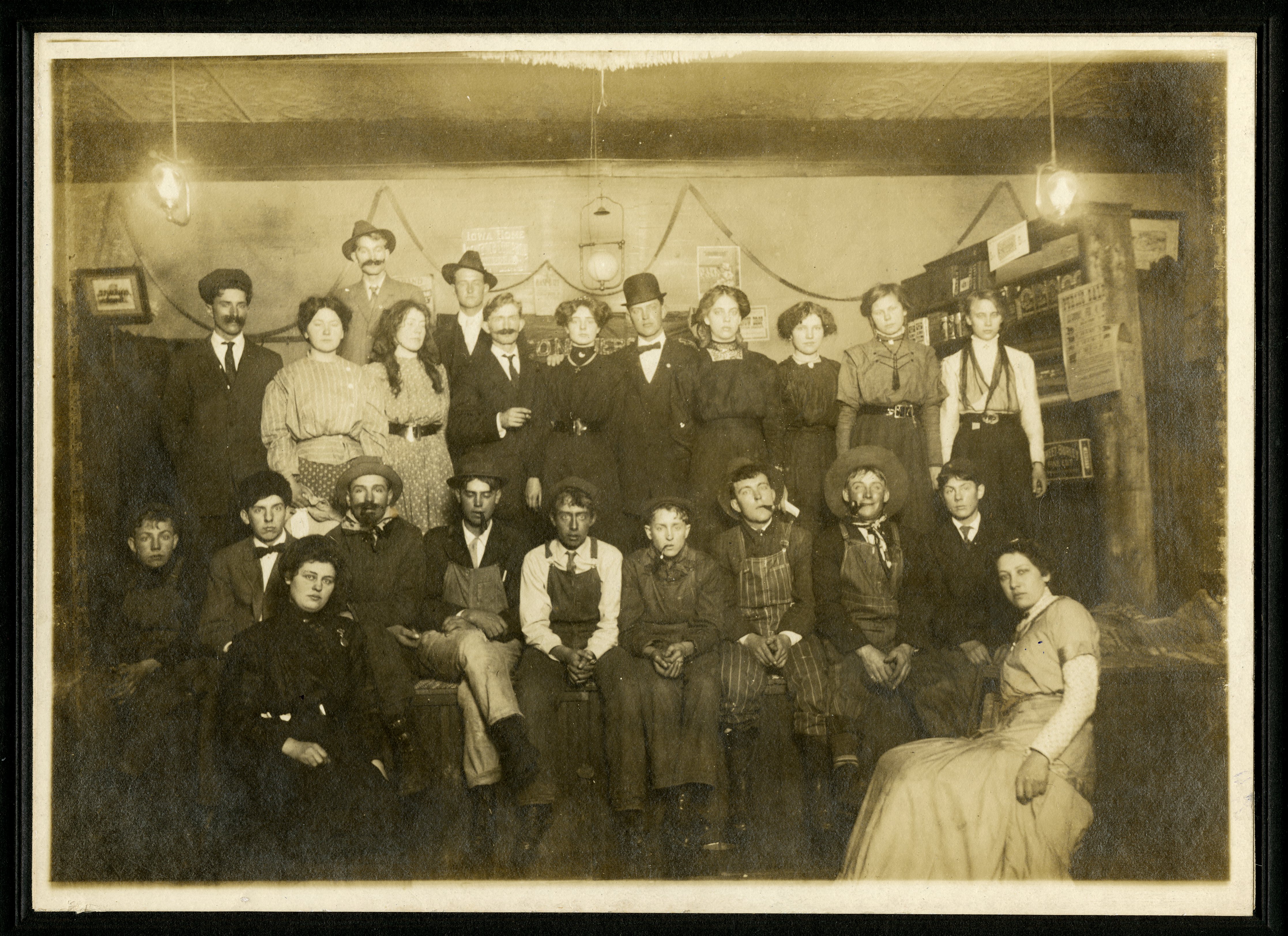 Kalona High School cast of Al Martin's Country Store