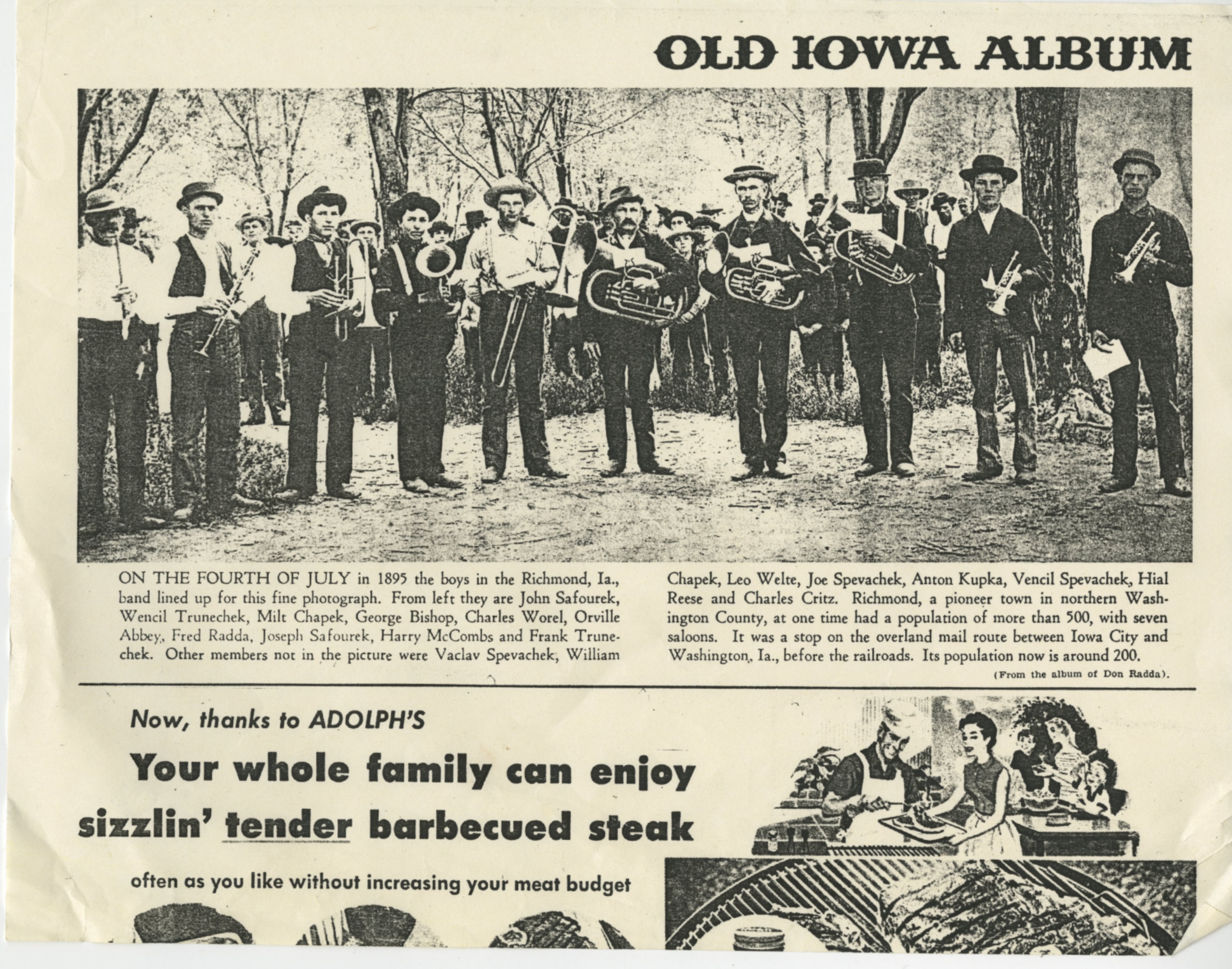 4th of July - Richmond, IA 1895