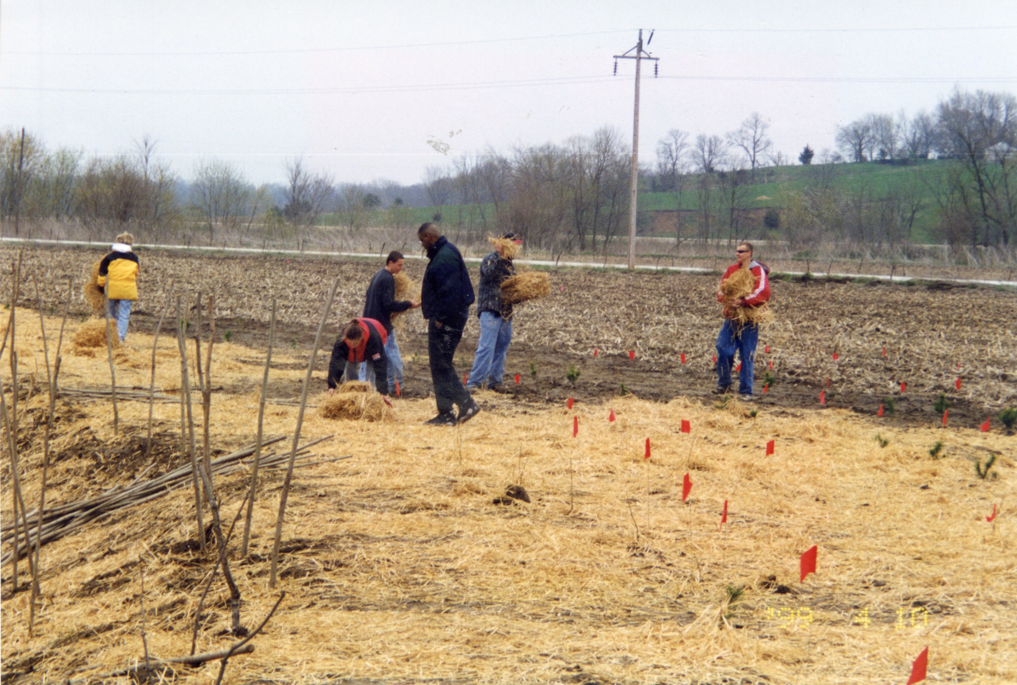1999 Flint Creek Work Day  on Richard Osborn's property