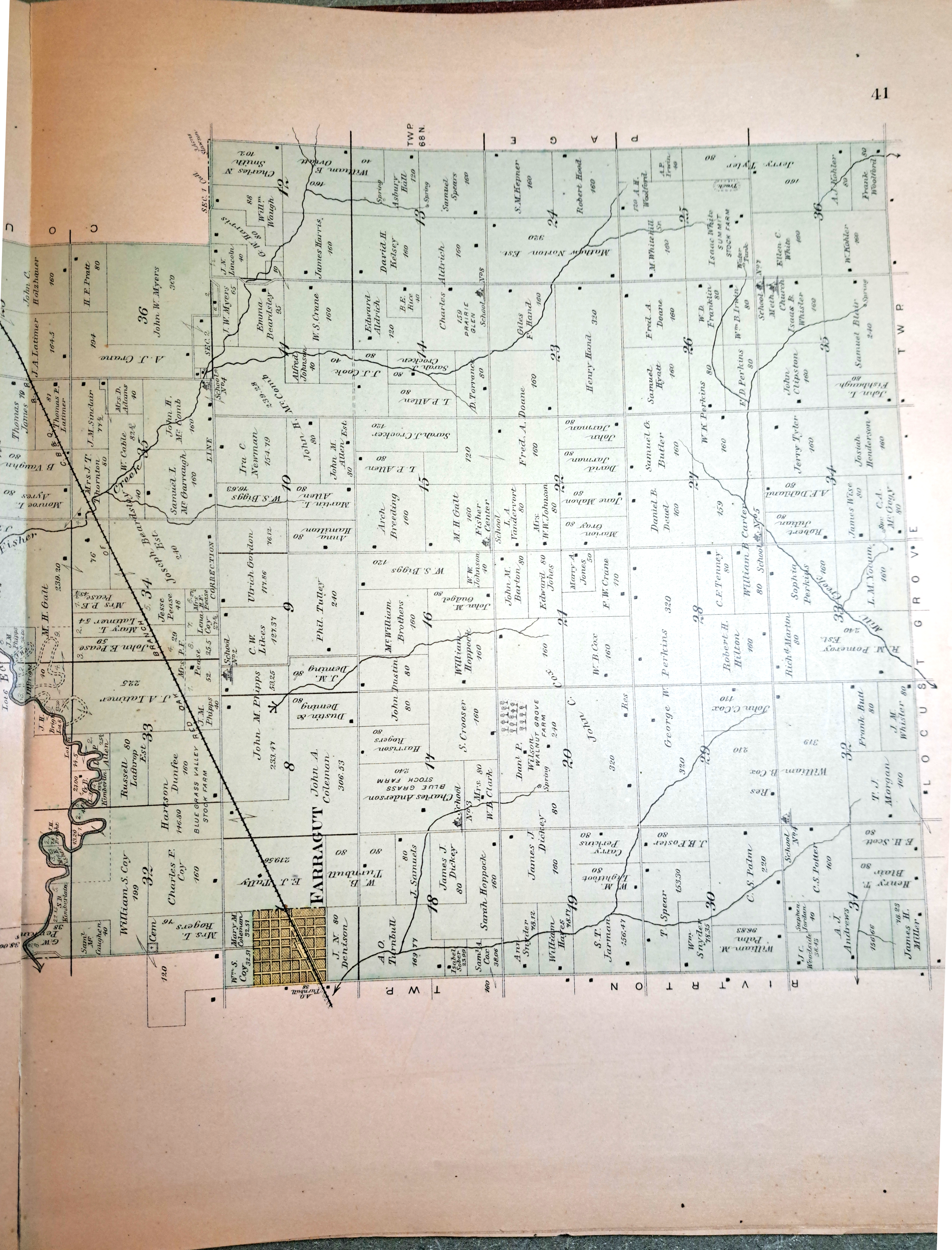 Fremont County Plat Book 1891 page 41