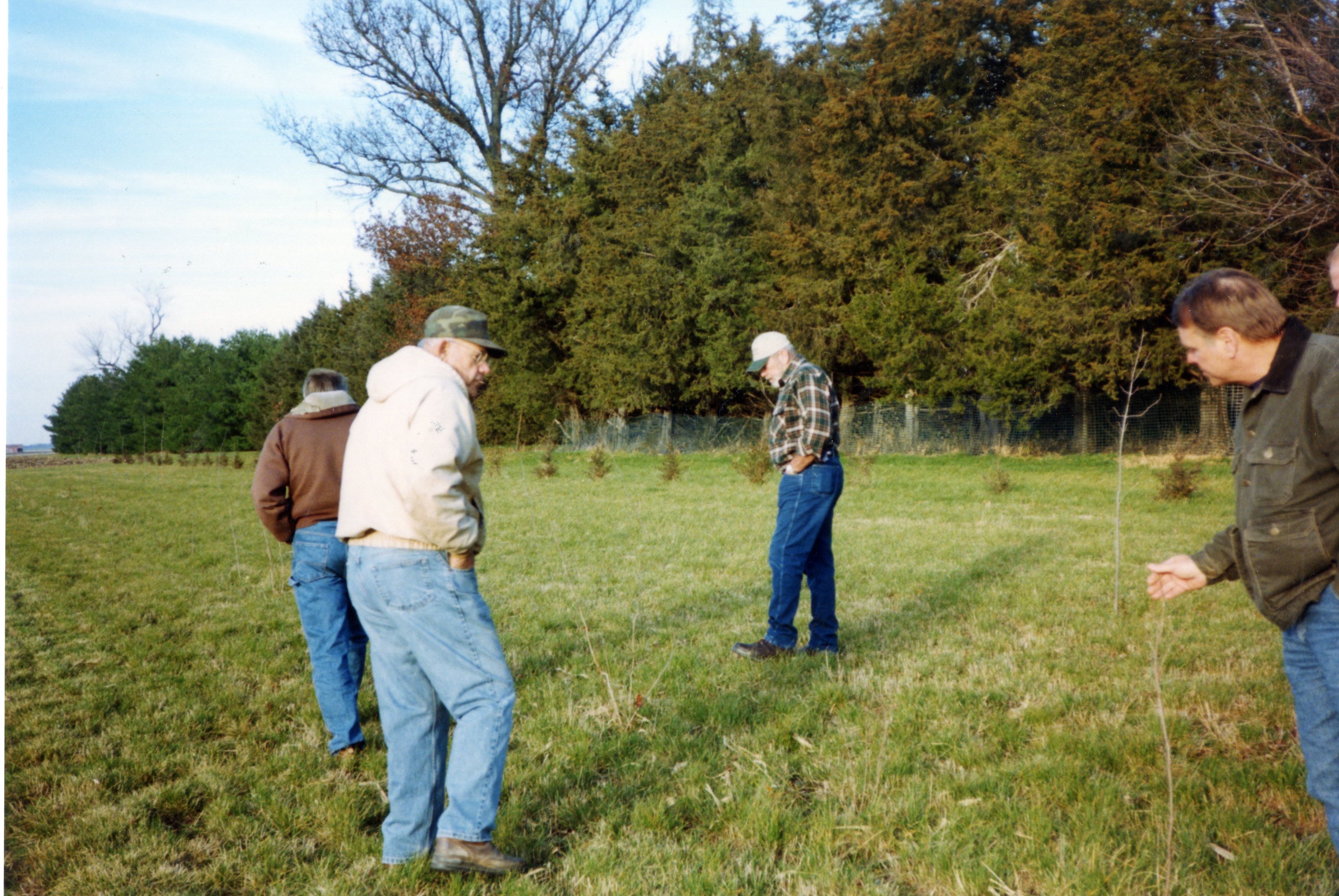 2004 Commissioner tour of a windbreak