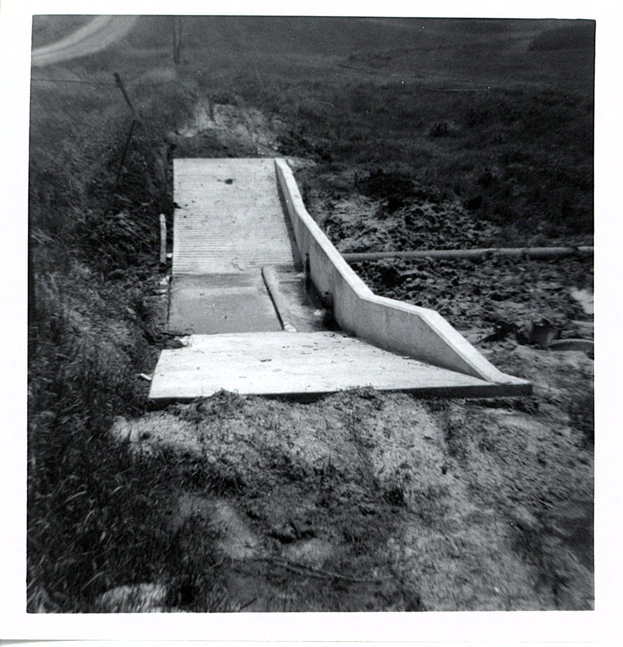 Water control structure on Oscar Anderson's land