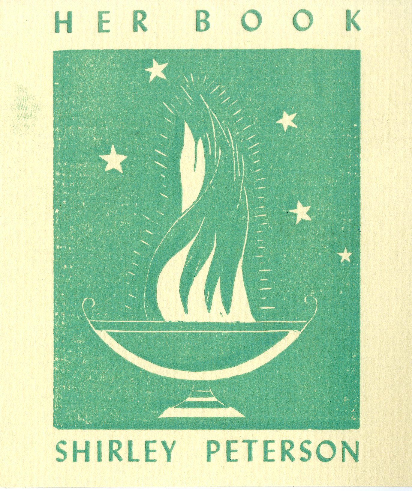 Shirley Peterson Bookplate 