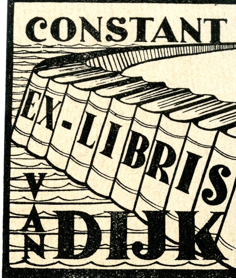 Constant Van Dijk Bookplate