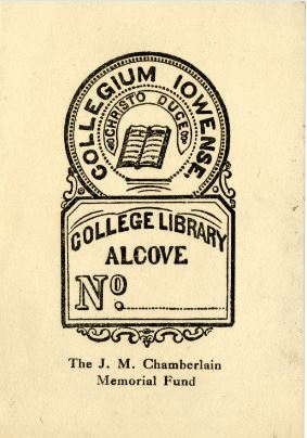 J.M. Chamberlain Memorial Fund Bookplate 