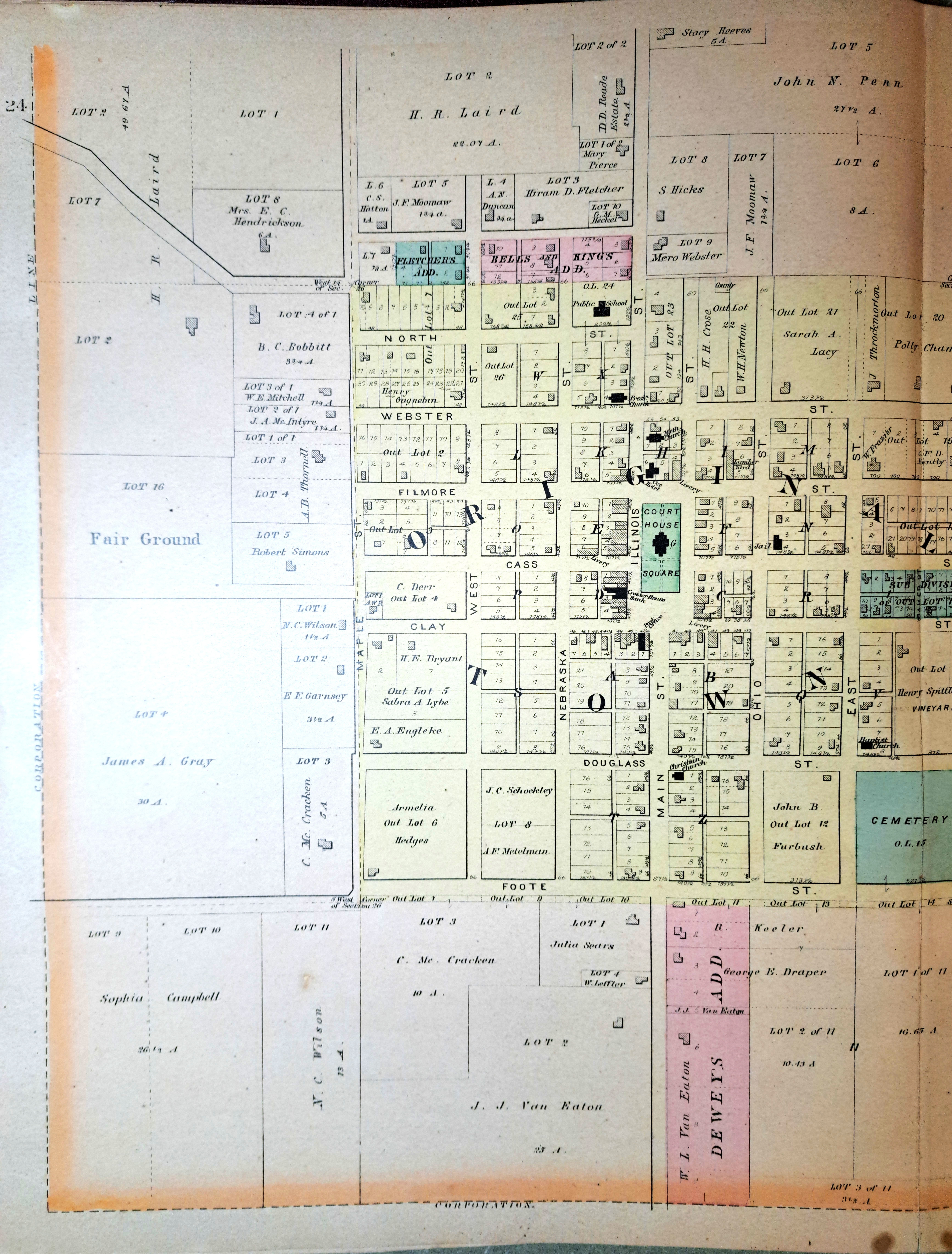 Fremont County Plat Book 1891 page 24