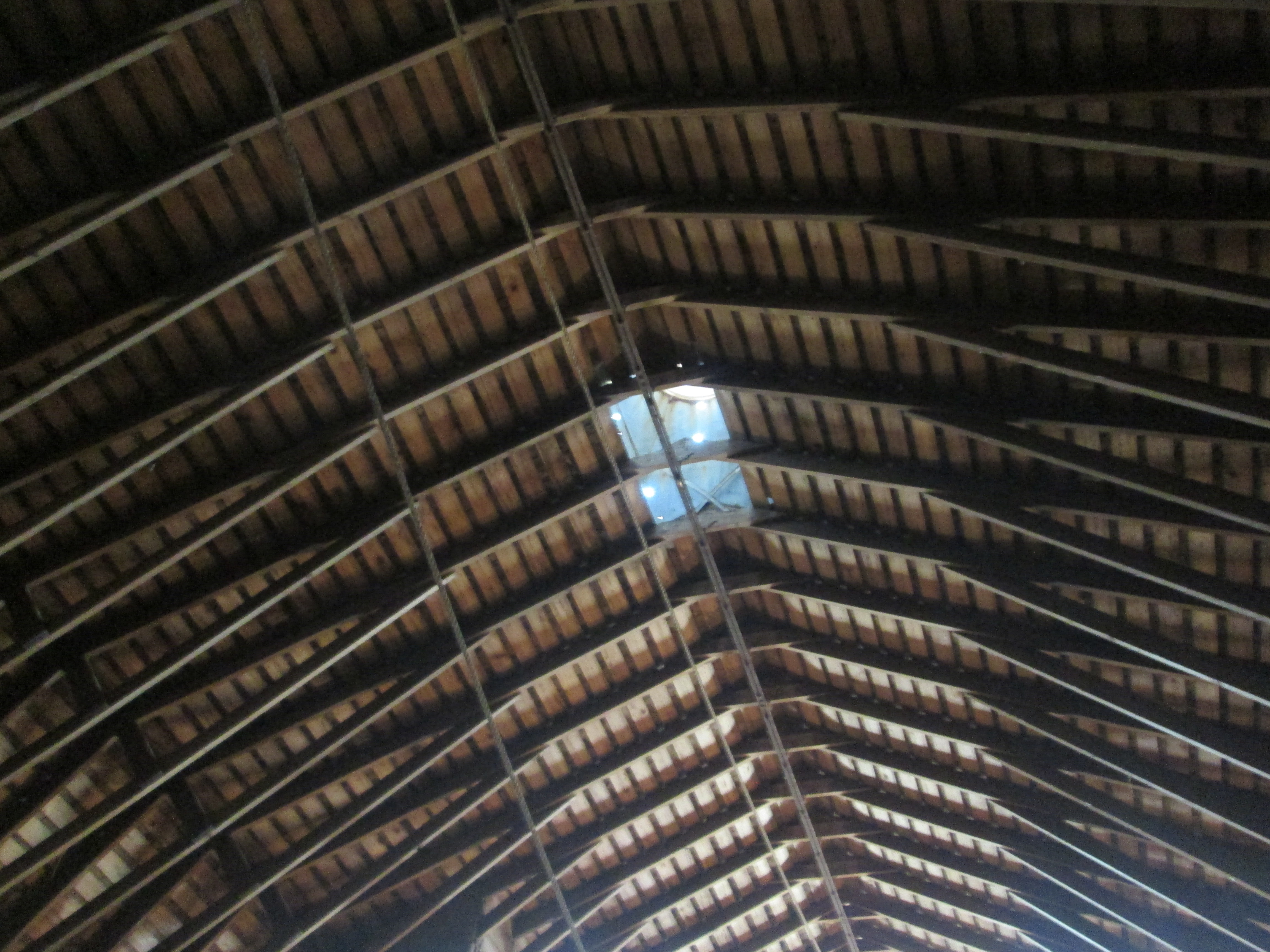 007. Barn ceiling and skylights