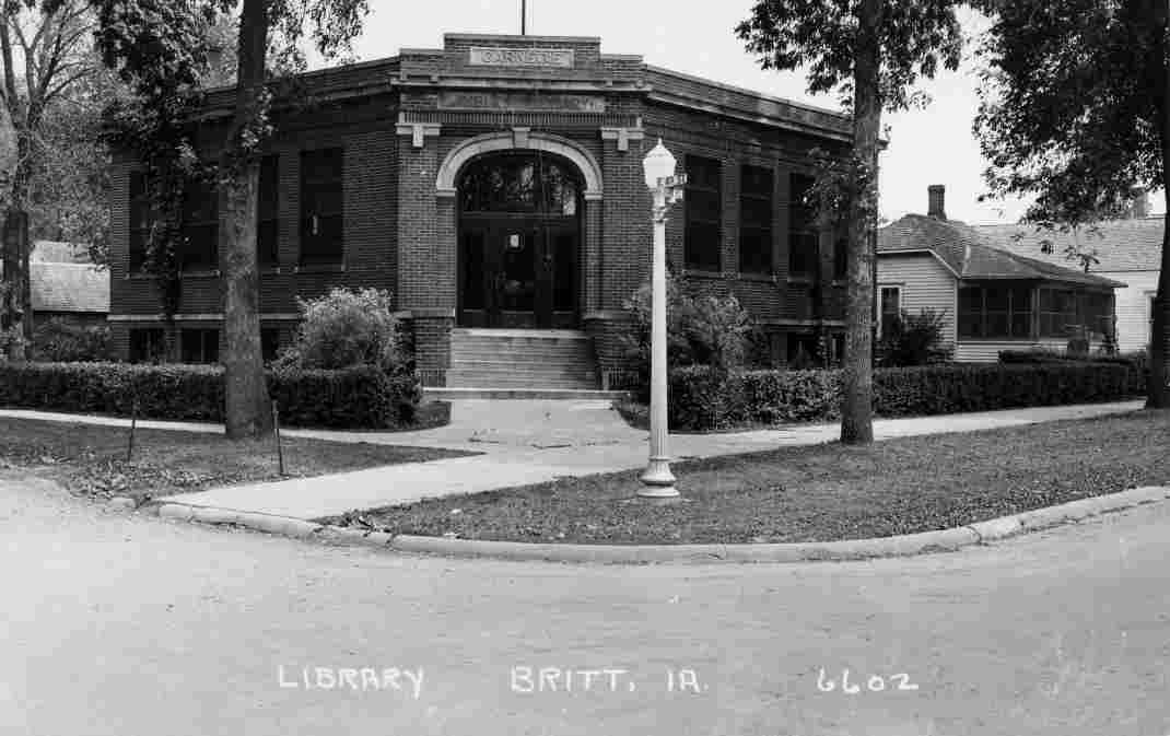 Britt Public Library, Britt, Iowa