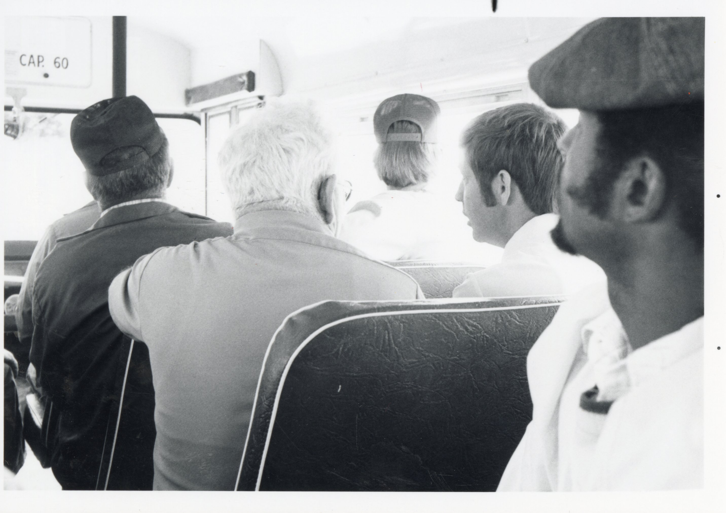 William Baugh talks with others on agricultural tour