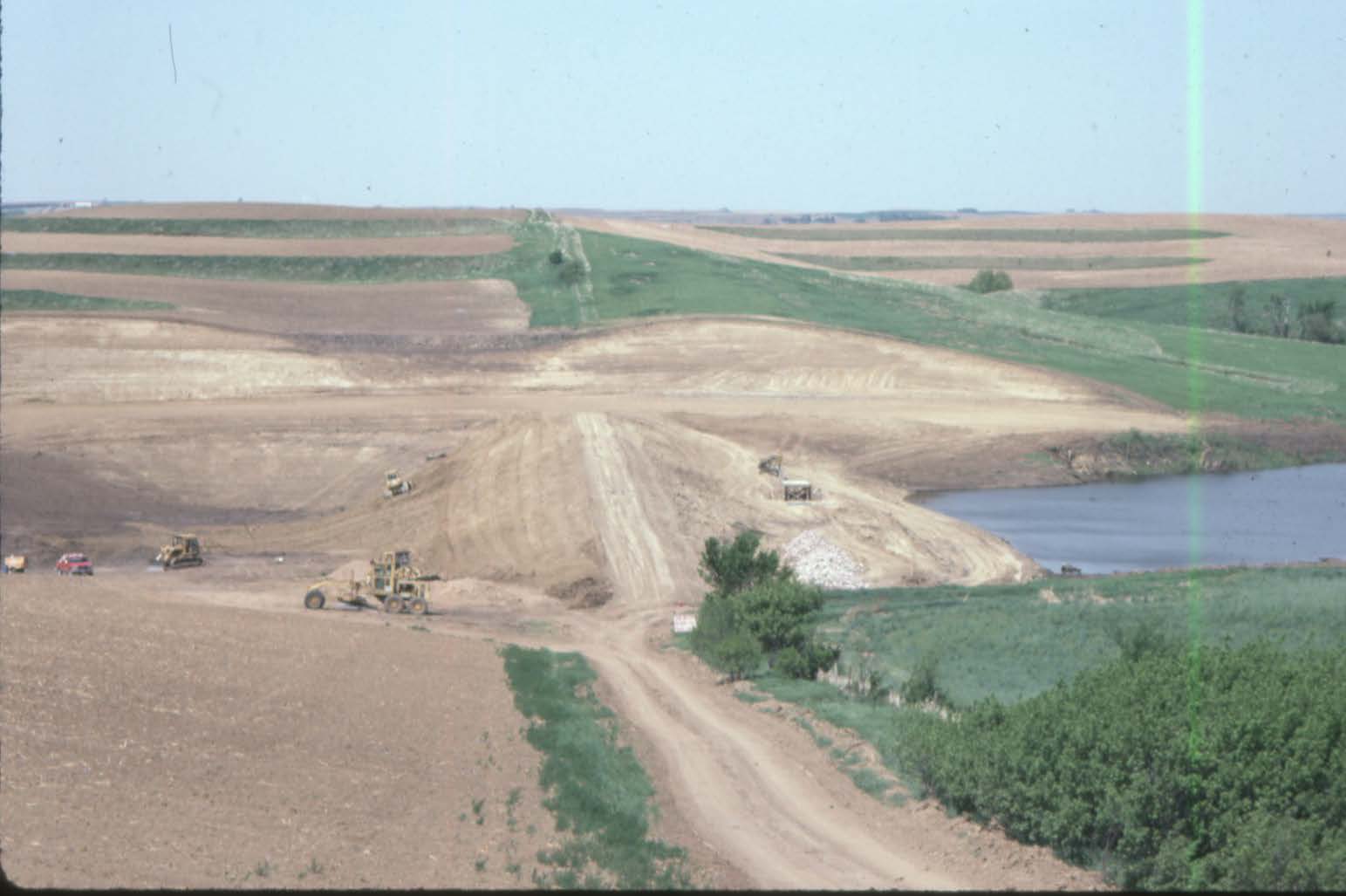 Bulldozers working 