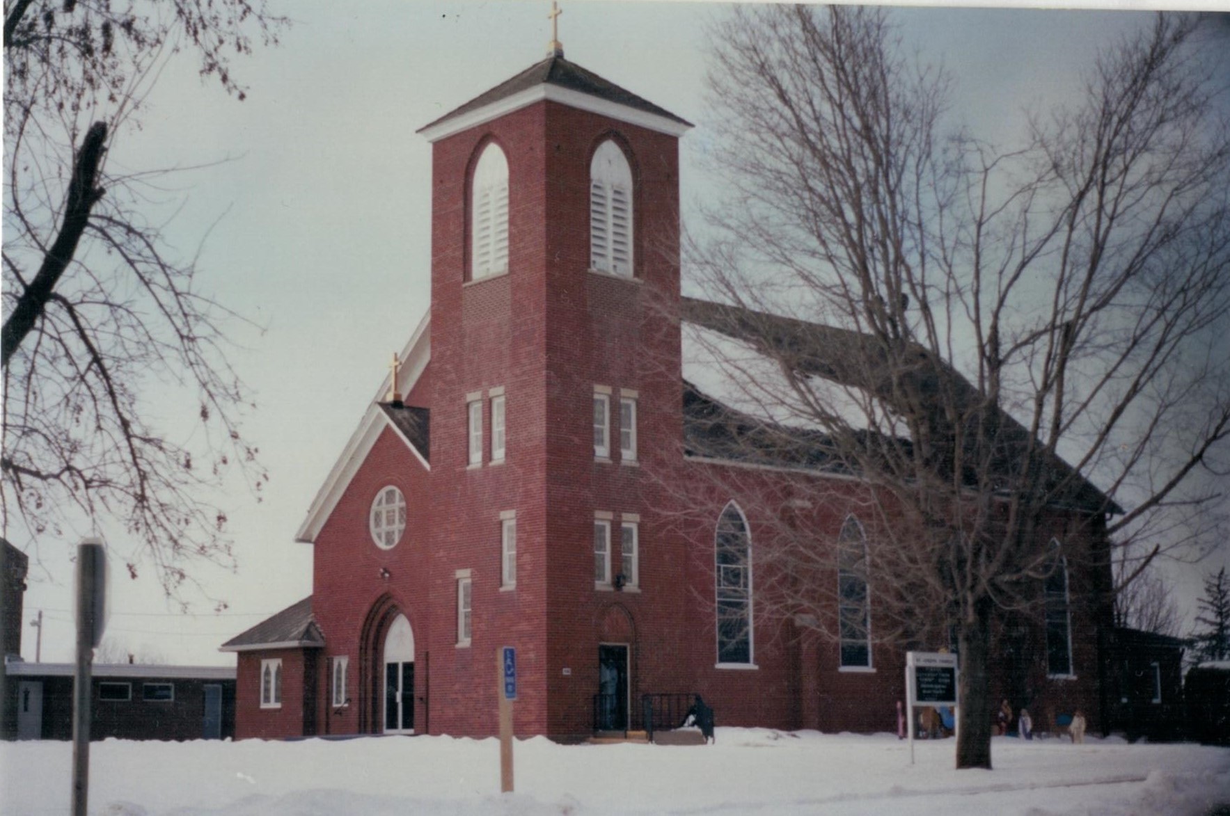 St. Joseph's Catholic Church in Garnavillo, Iowa -1987