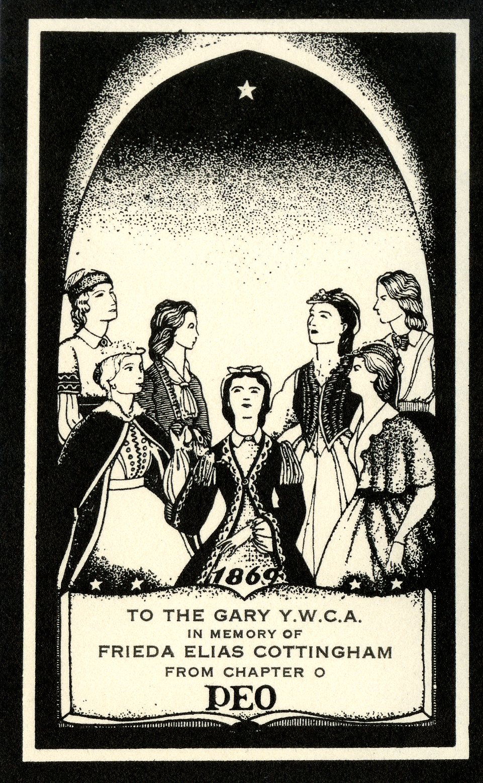 Gary Y.W.C.A Bookplate 