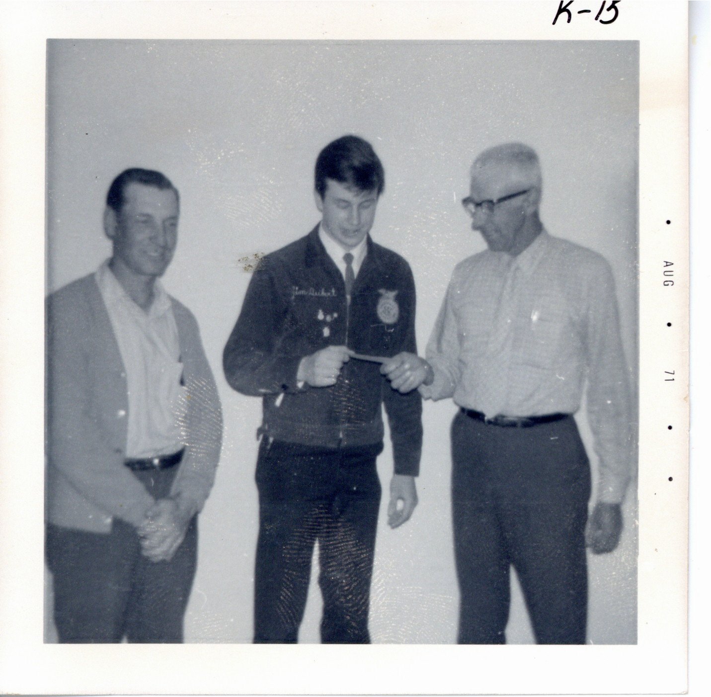 Jim Dubert, Harold Wilius, and Don Kilberg, 1971