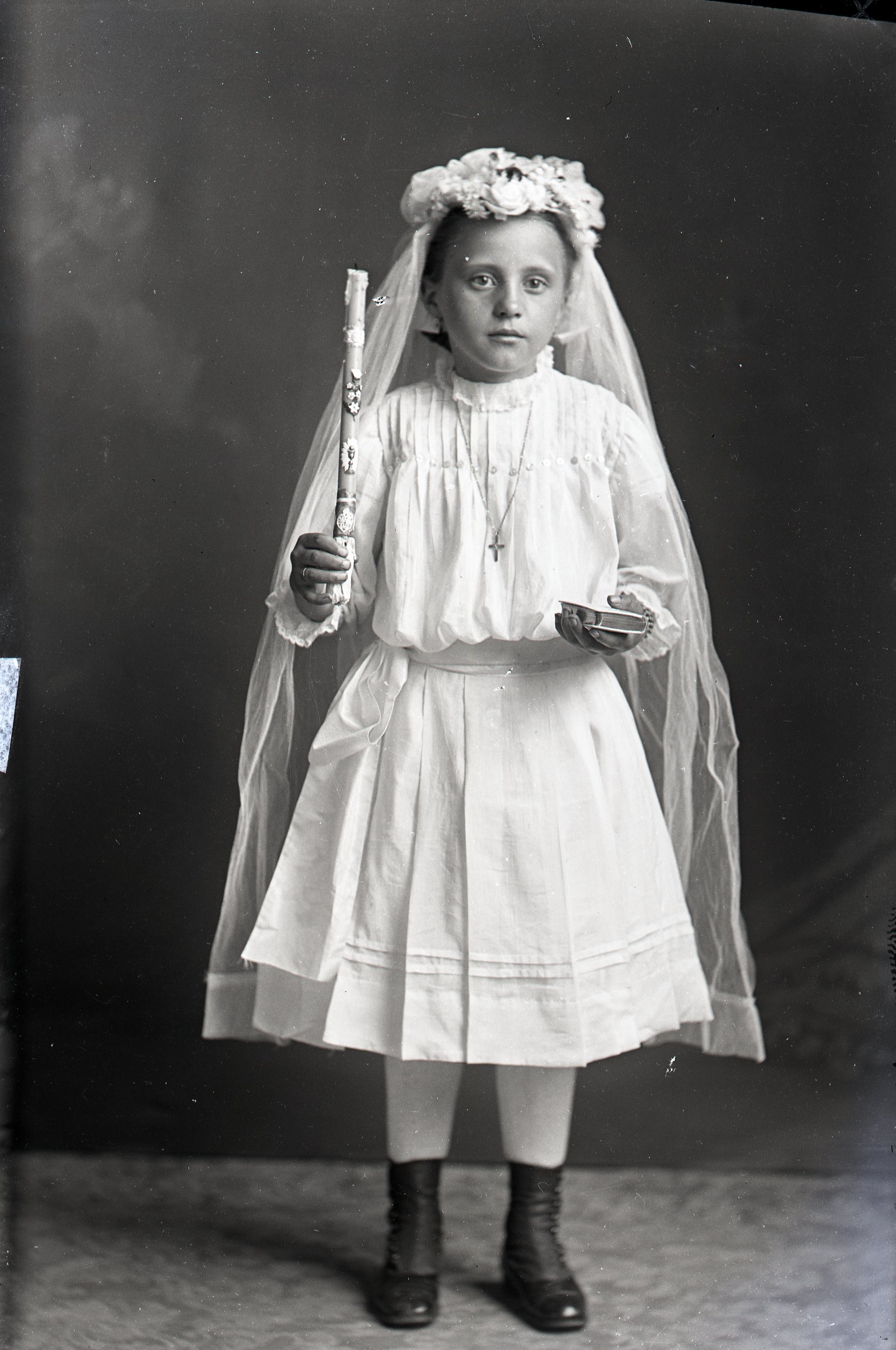 Girl at First Communion