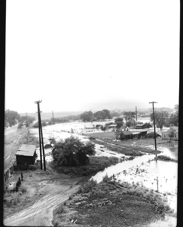 1947 Flood Down town Malvern