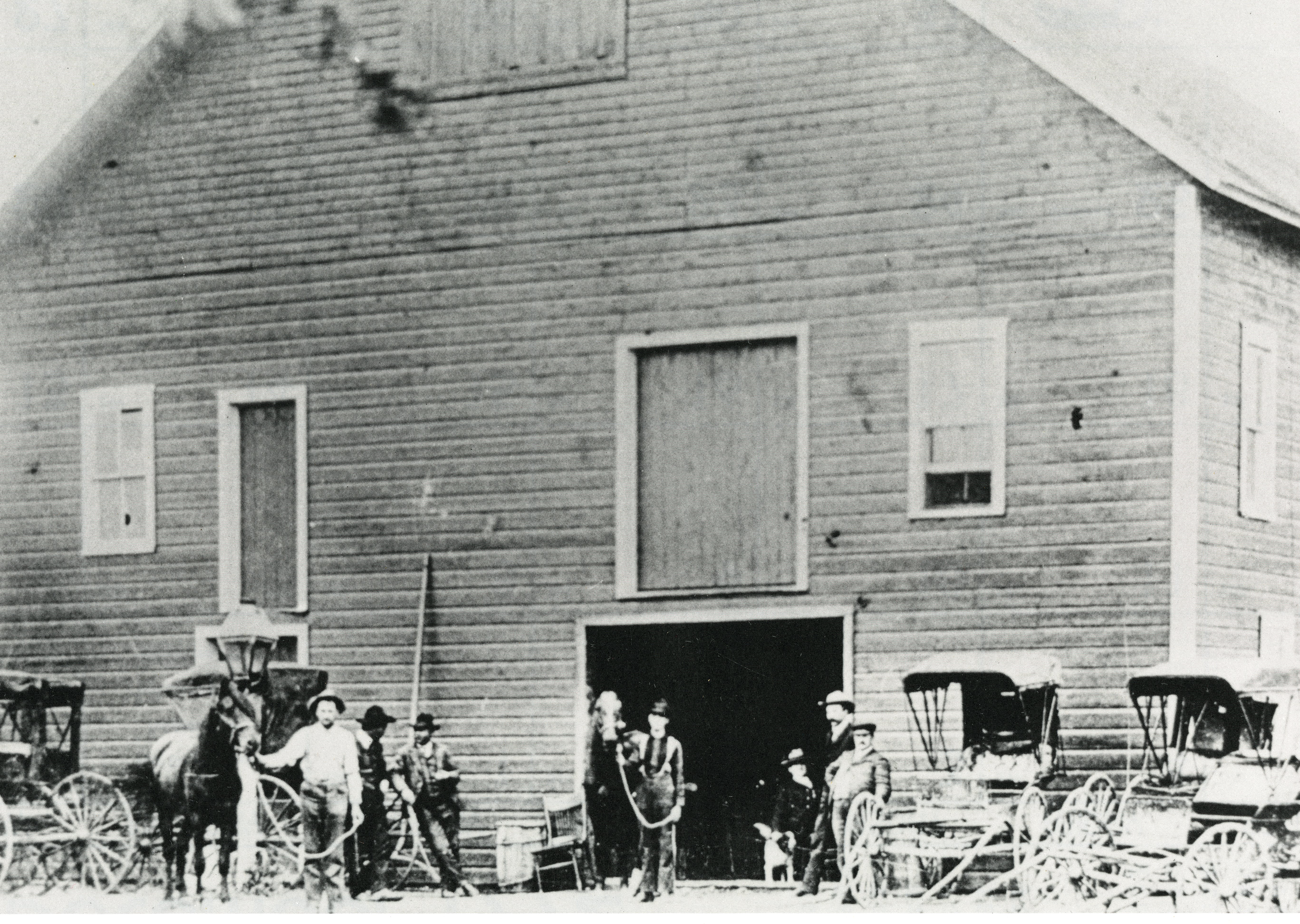 Kalona Livery Barn Circa 1890's