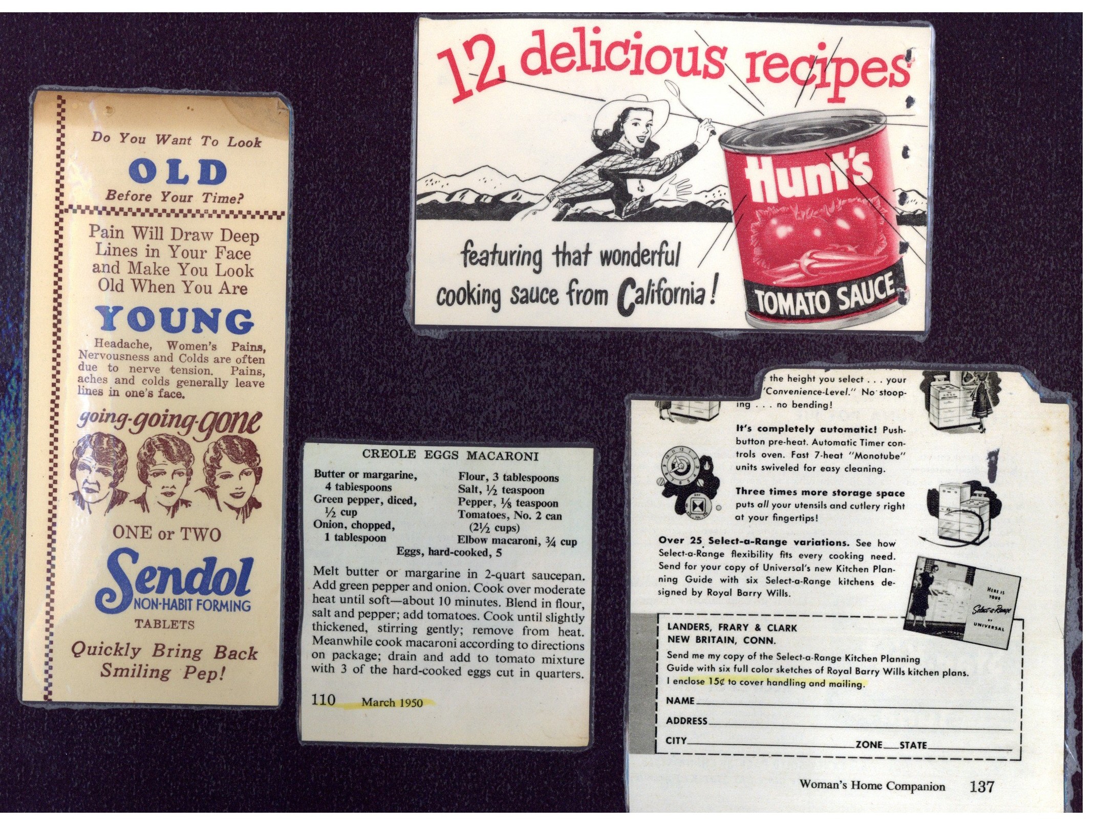 Lifestyles - Recipes 1950's