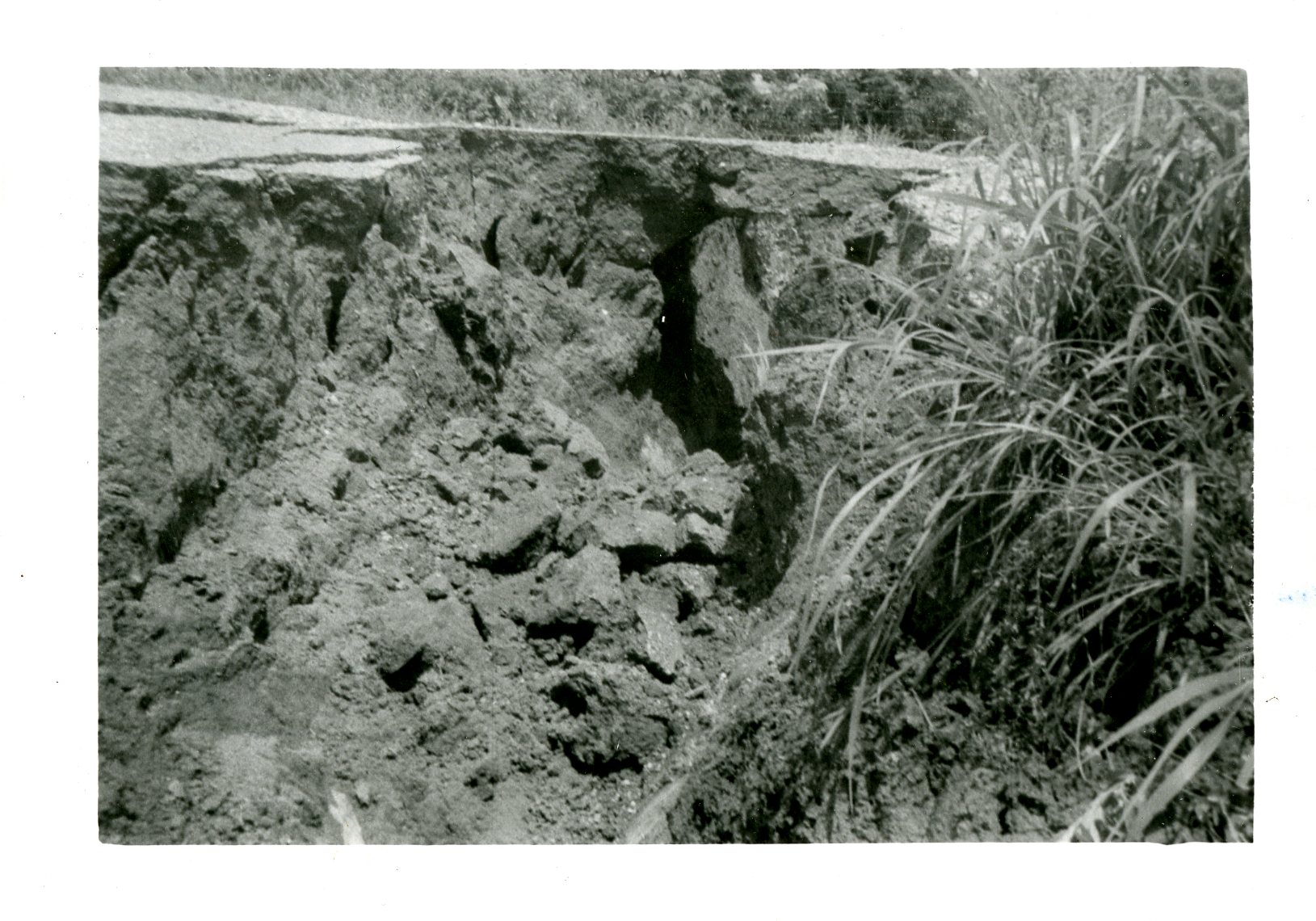 Culvert washout
