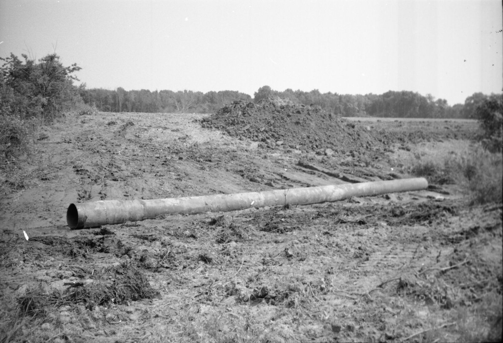 Ditch crossing construction