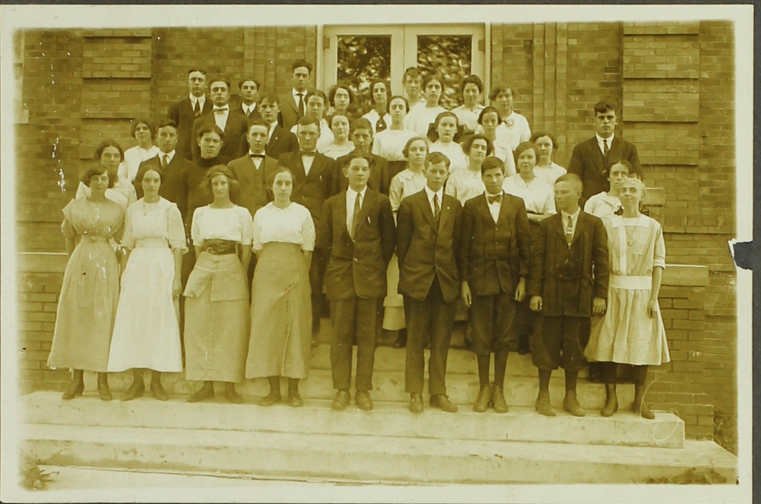 First Graduating Class in New School Building